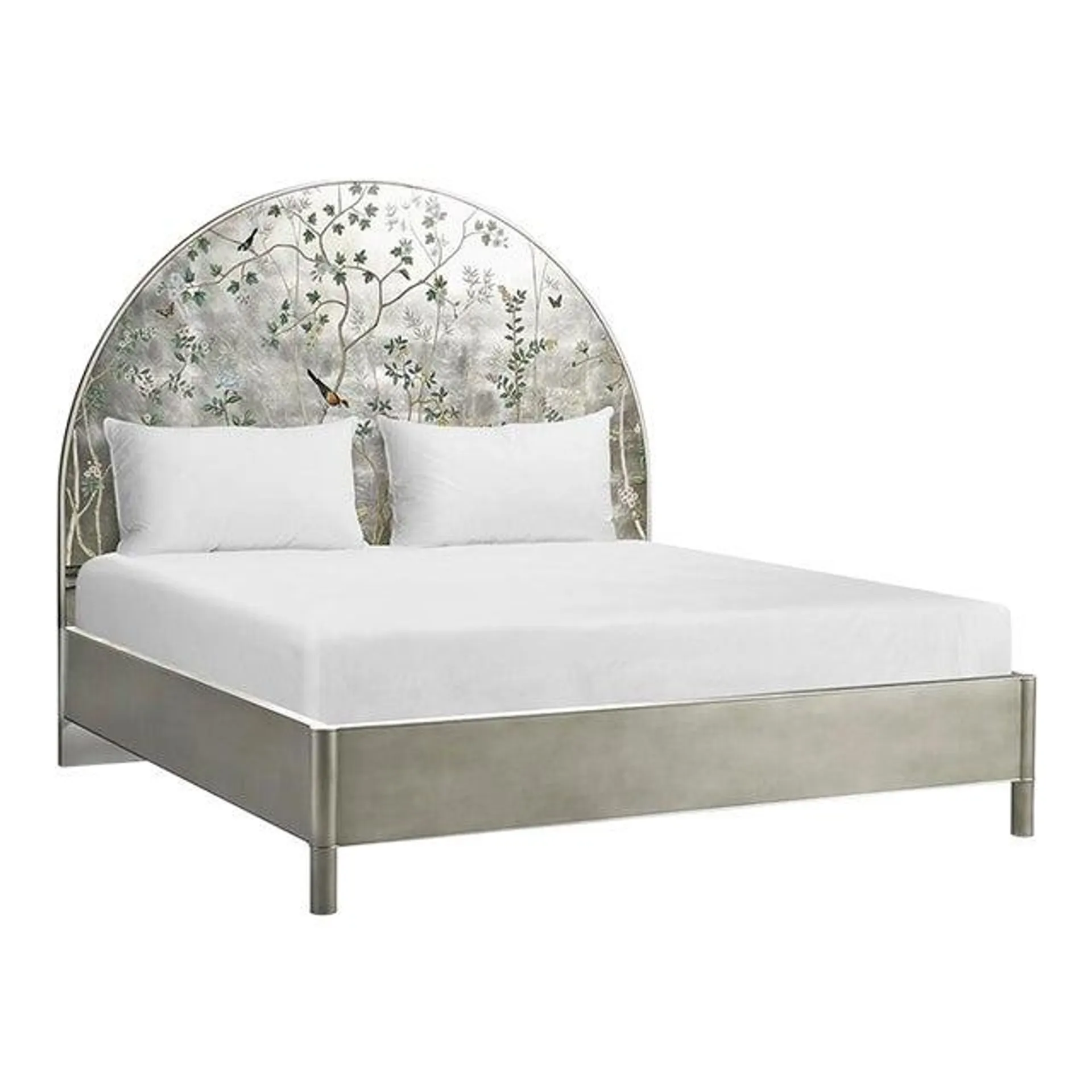 Chinoiserie Painted King Bed