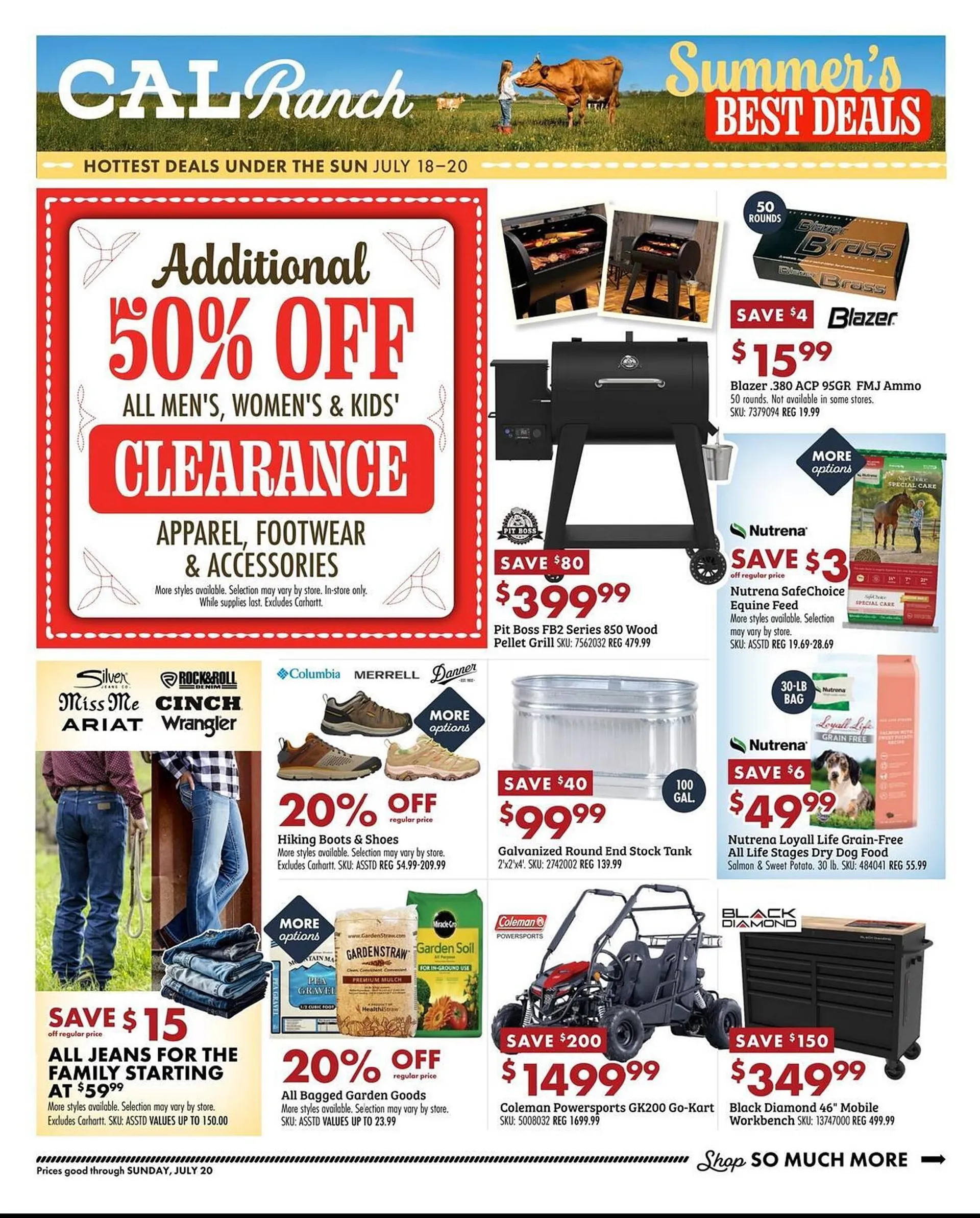 Weekly ad C A L Ranch Stores Weekly Ad from July 18 to July 20 2025 - Page 1