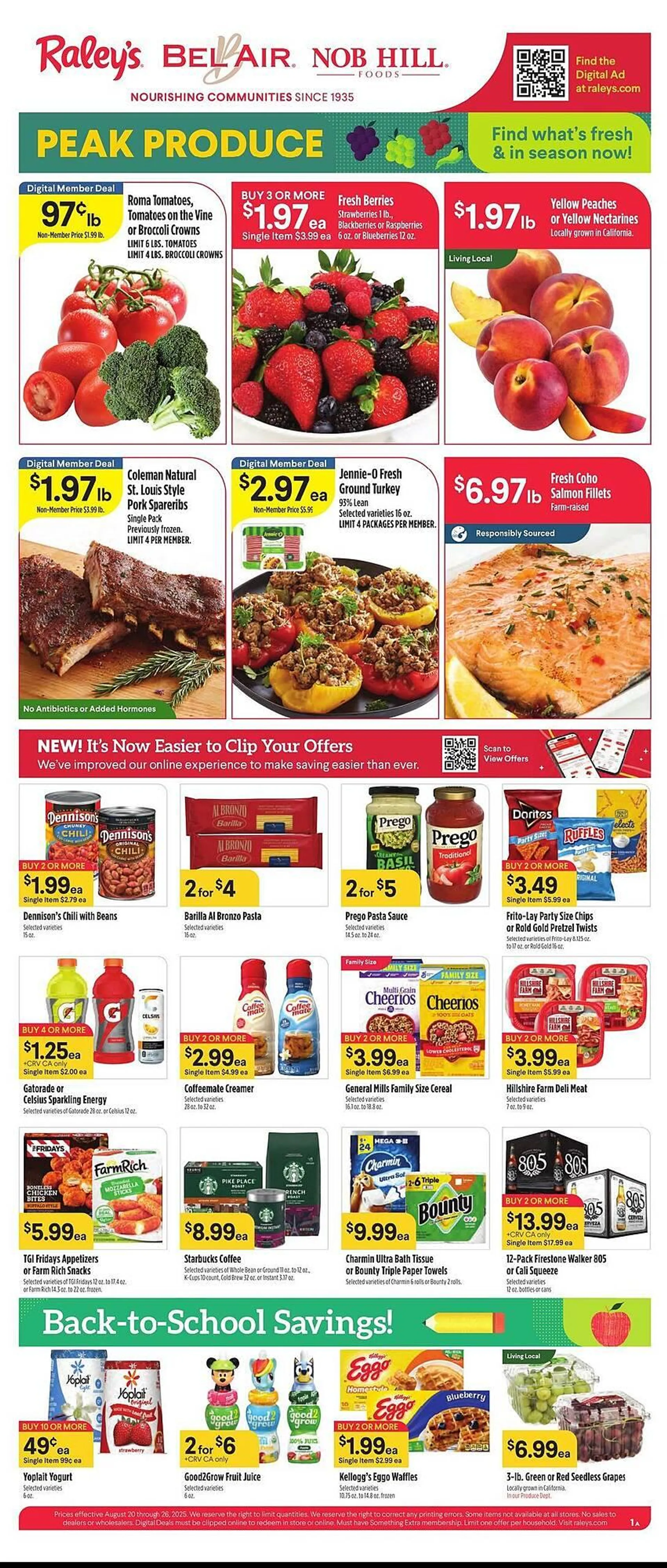 Weekly ad Bel Air Markets Weekly Ad from August 20 to August 26 2025 - Page 1