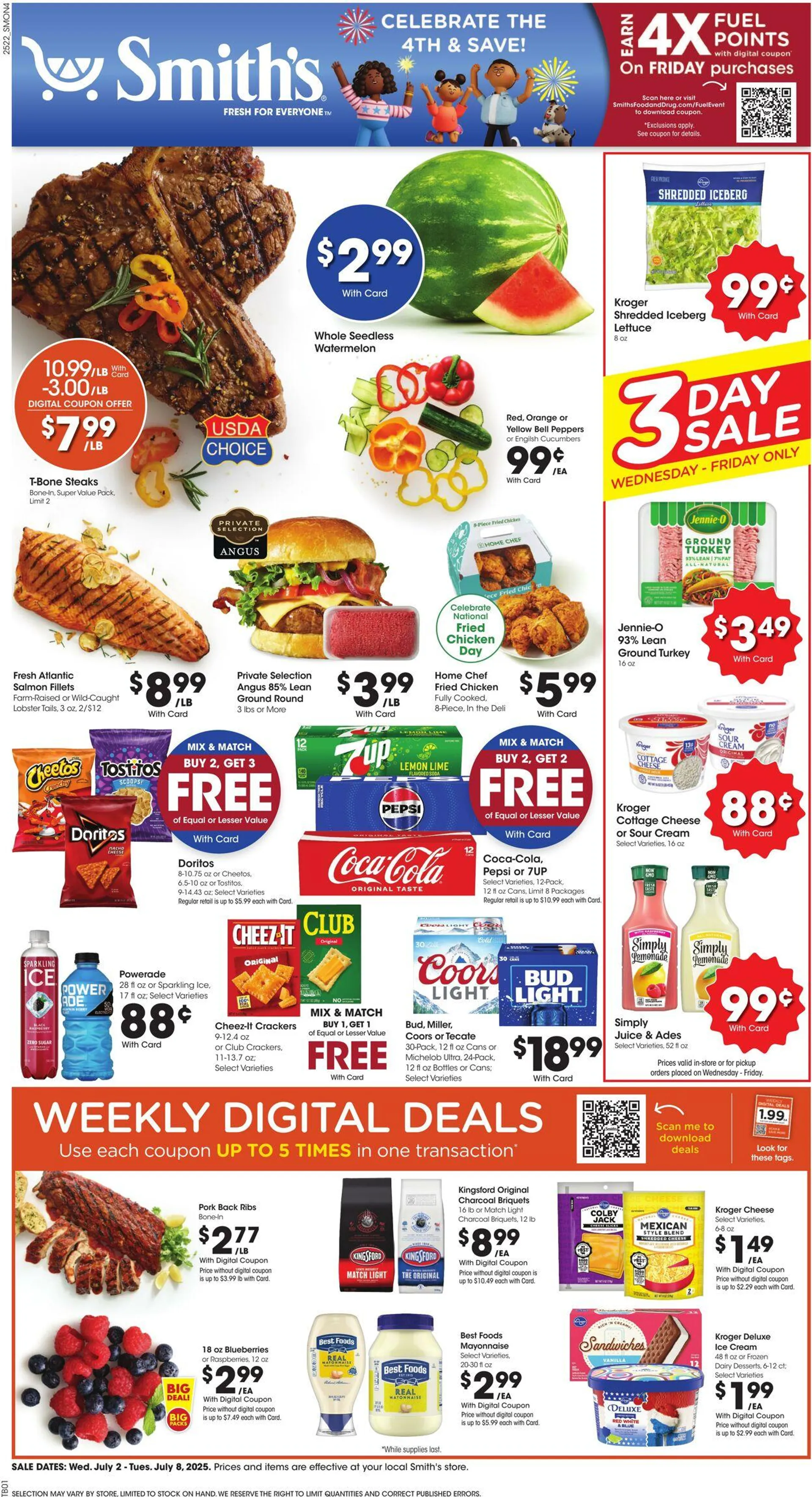 Weekly ad Smith's Current weekly ad from July 2 to July 8 2025 - Page 1