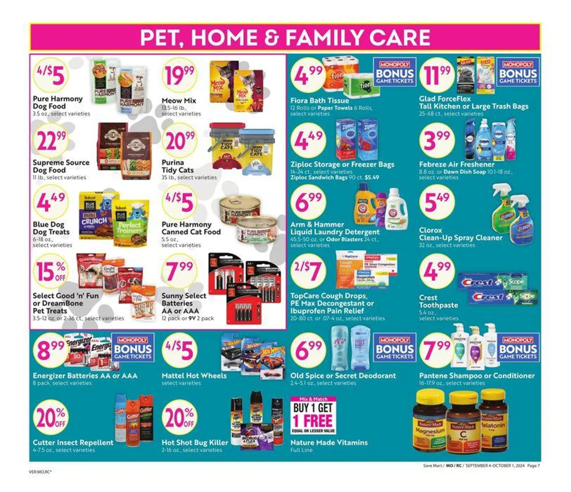 Weekly ad Current bargains and offers from September 4 to October 1 2024 - Page 7