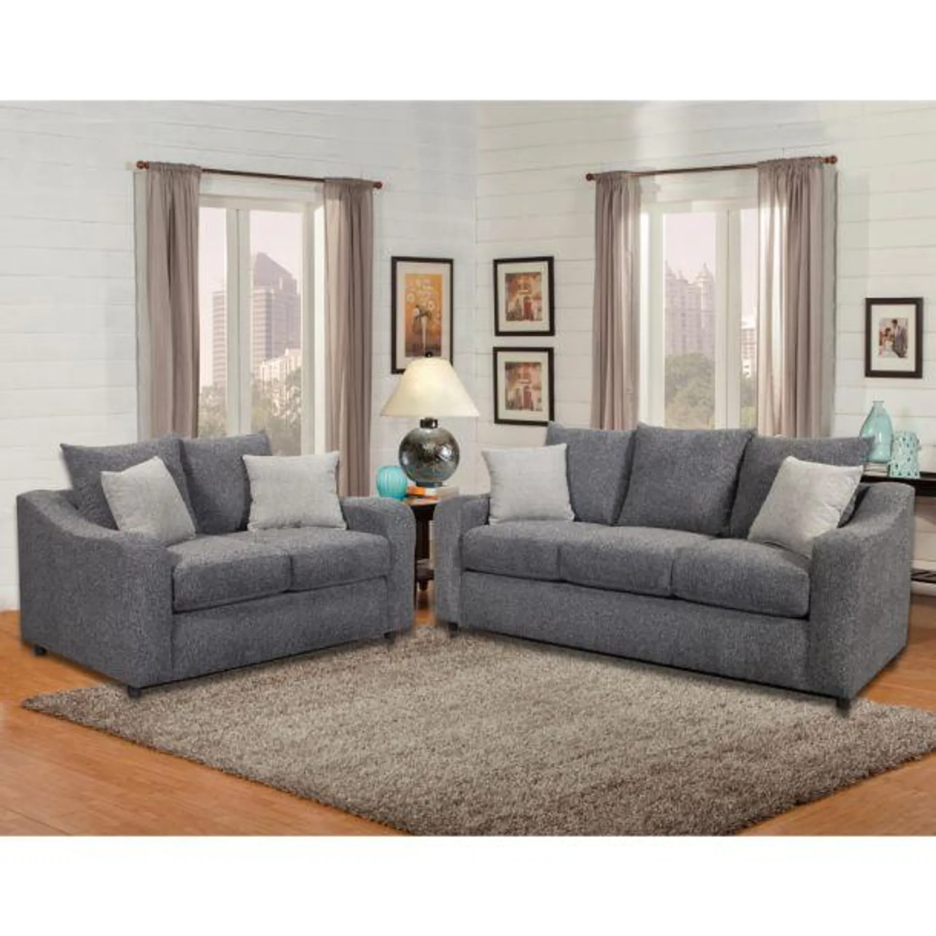 Heather Sofa and Loveseat Set