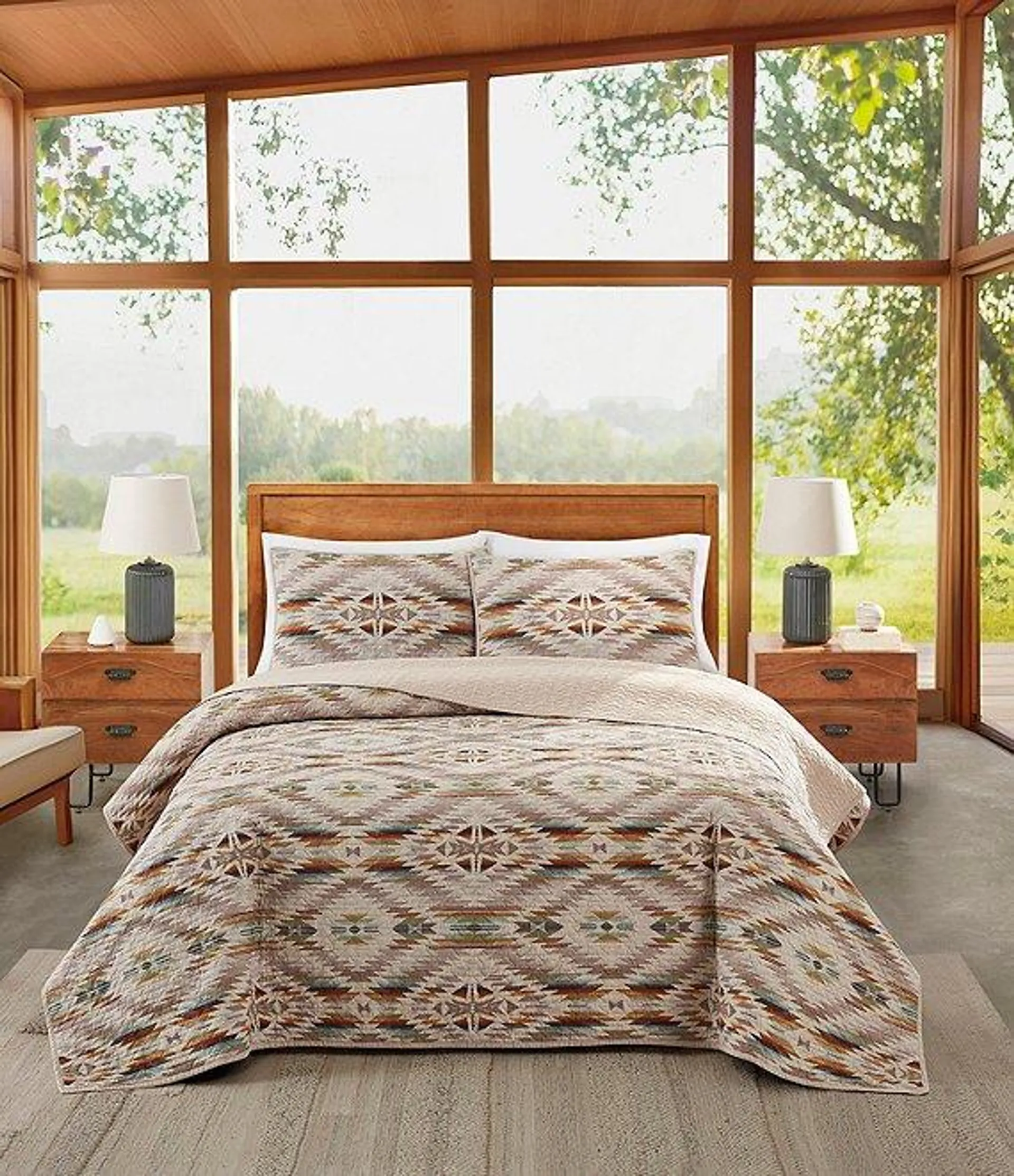 Summerland Southwestern Print Coverlet Mini Set