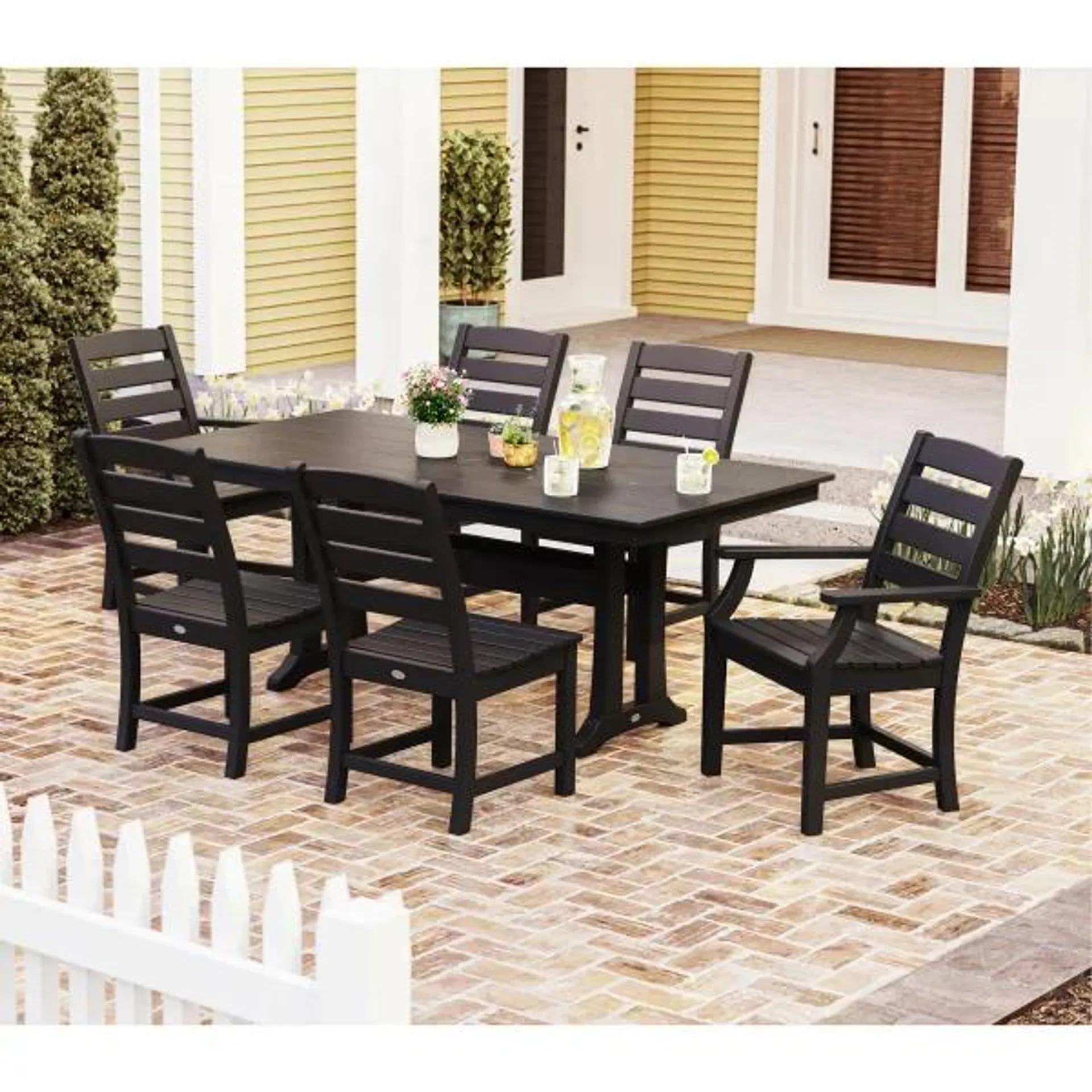 POLYWOOD Chesapeake 7-piece Outdoor Patio Dining Set