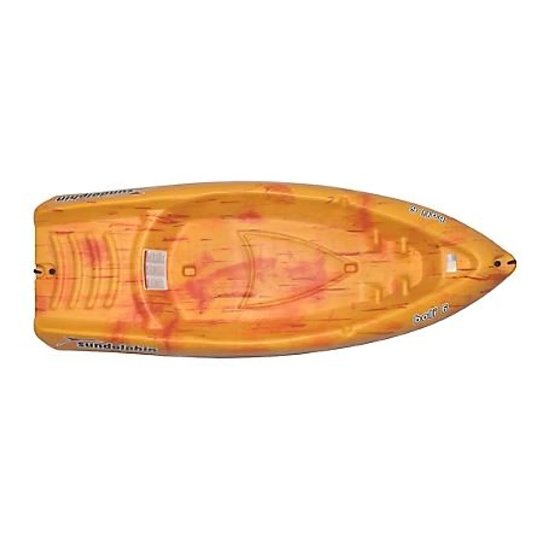 Sun Dolphin 6 ft. Bali Sit-on-Top Kayak, Peach Berry