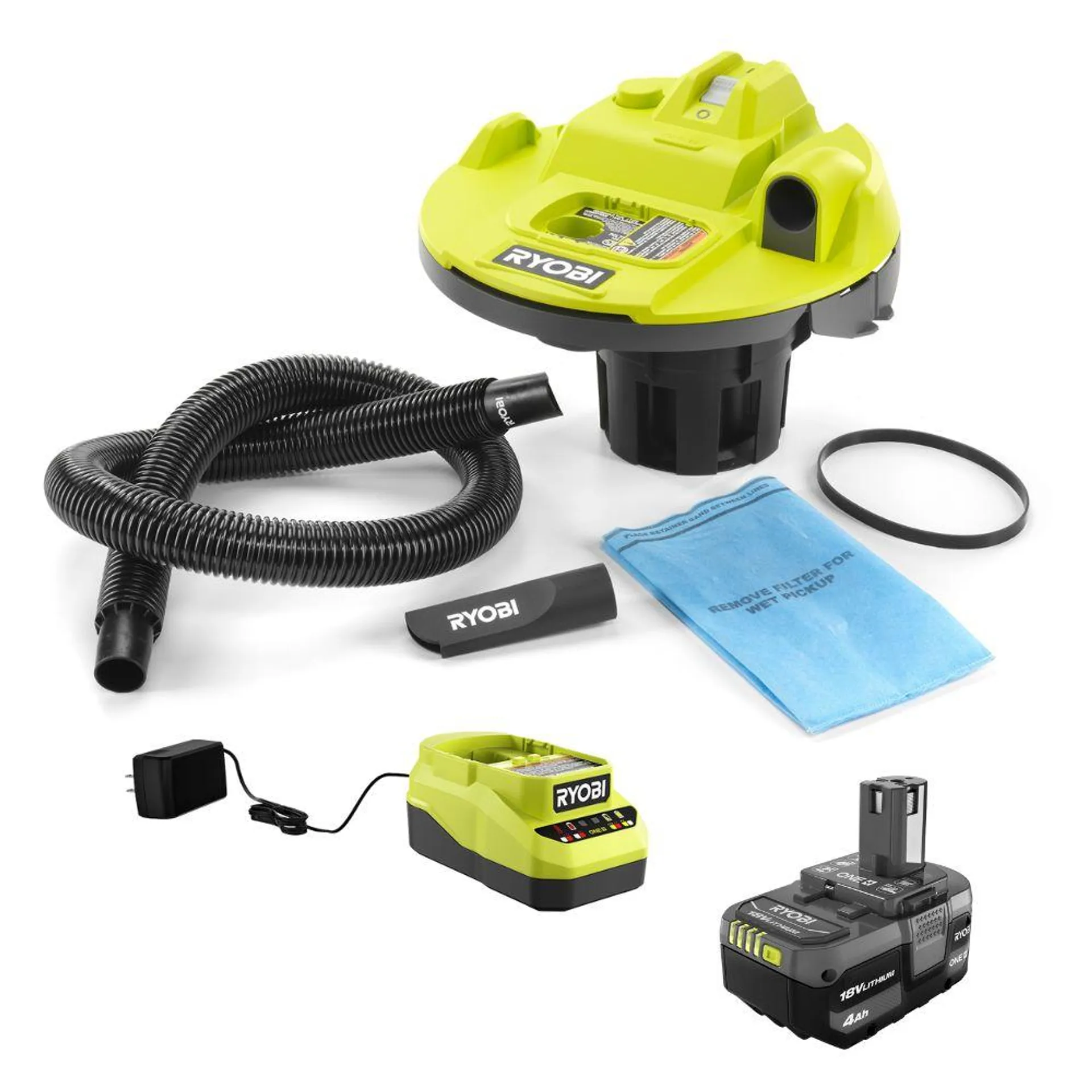 18V ONE+ BUCKET TOP WET/DRY VACUUM KIT