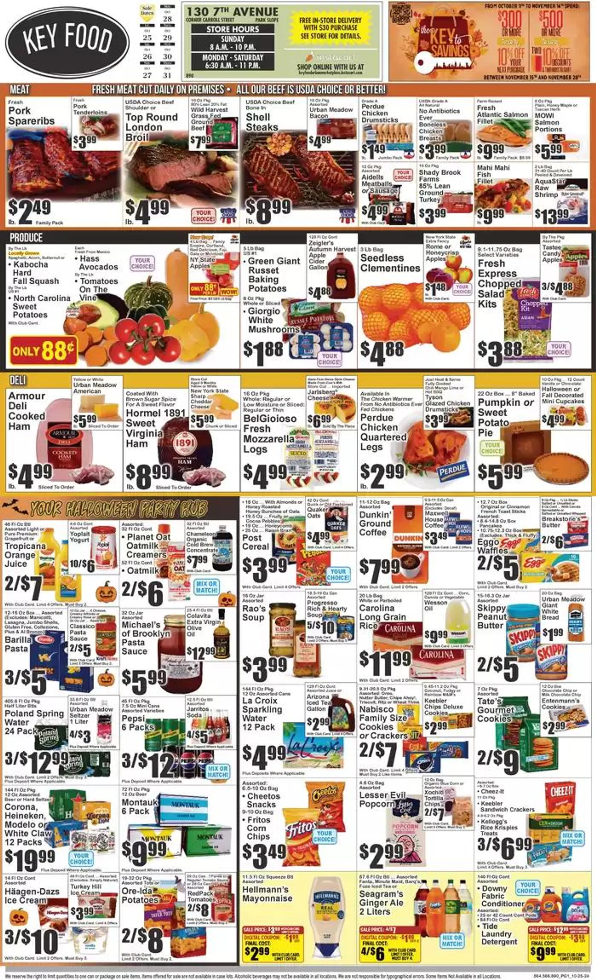 Weekly ad Exclusive bargains from October 25 to October 31 2024 - Page 1