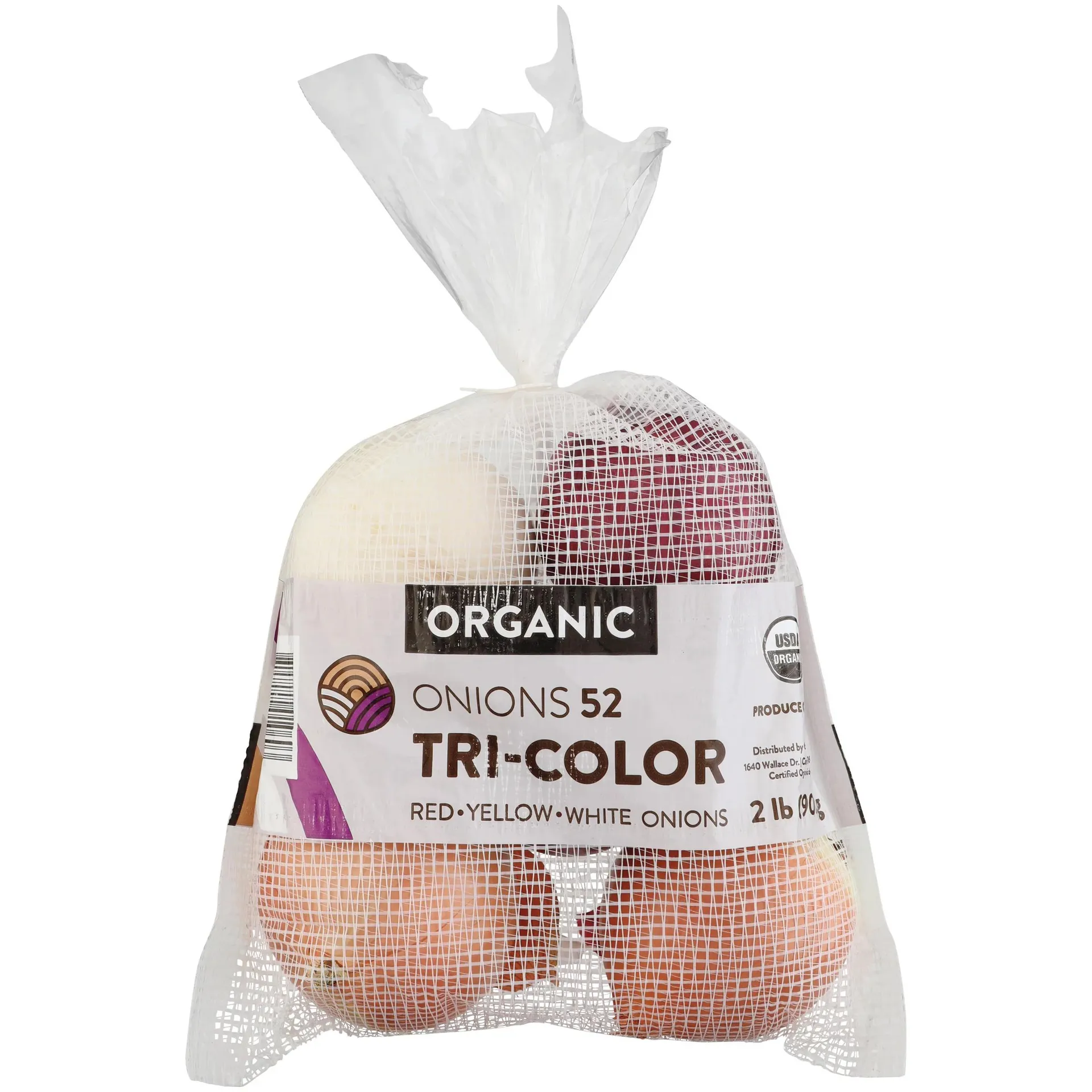Fresh Organic Tri-Color Onions