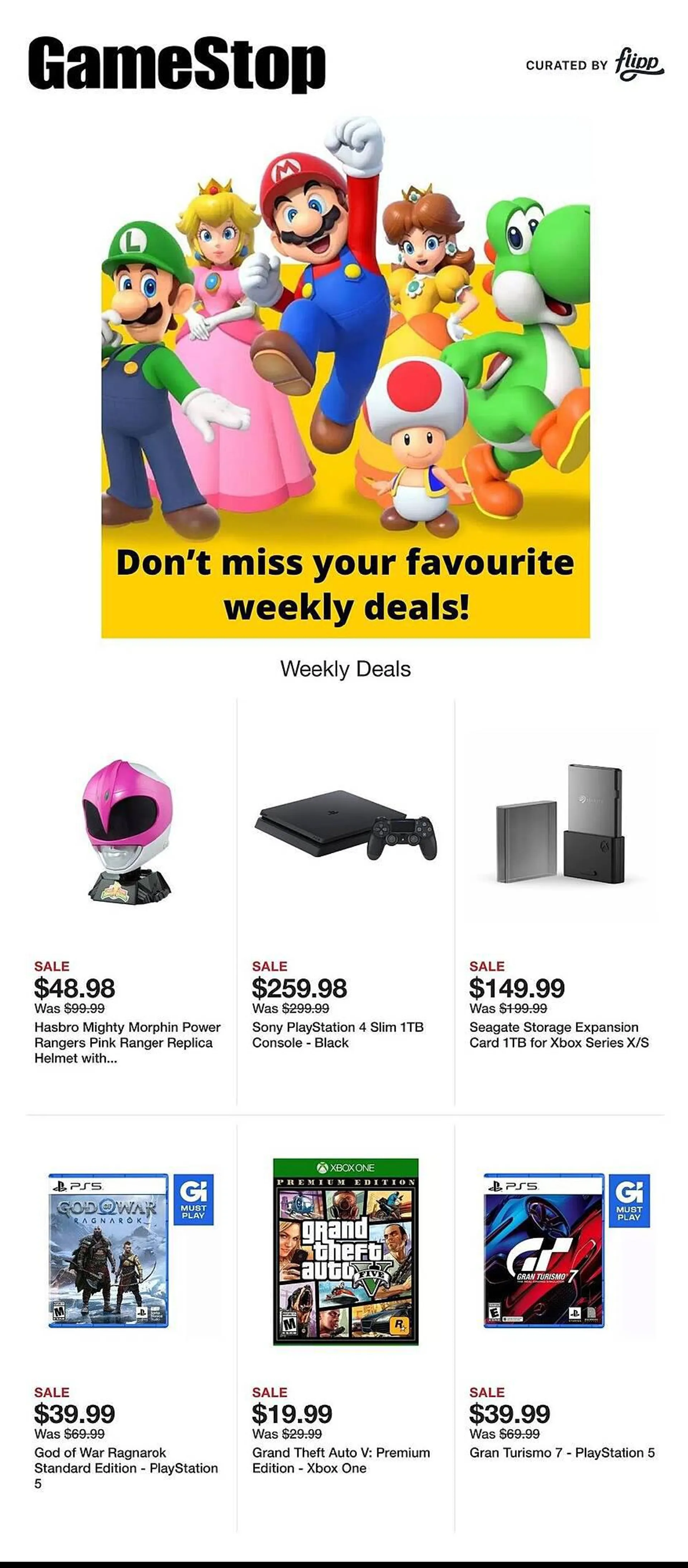 Weekly ad Game Stop Weekly Ad from March 11 to March 17 2024 - Page 1
