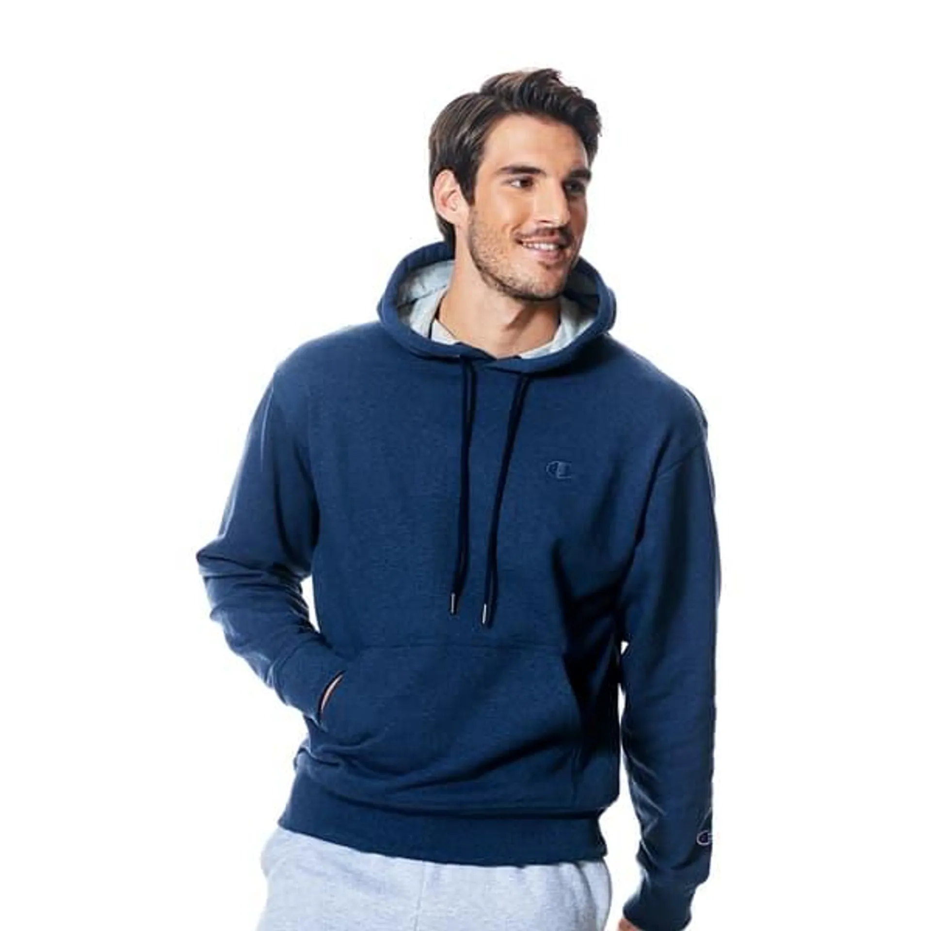 Mens Champion® Powerblend Fleece Pullover Hoodie