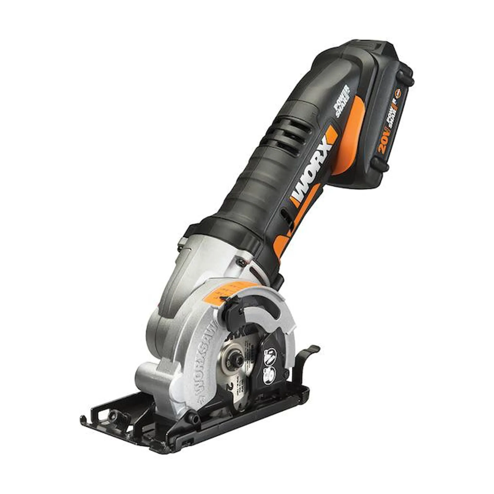 WORX WORXsaw 20-volt Max 3-3/8-in Cordless Circular Saw (1-Battery and Charger Included)