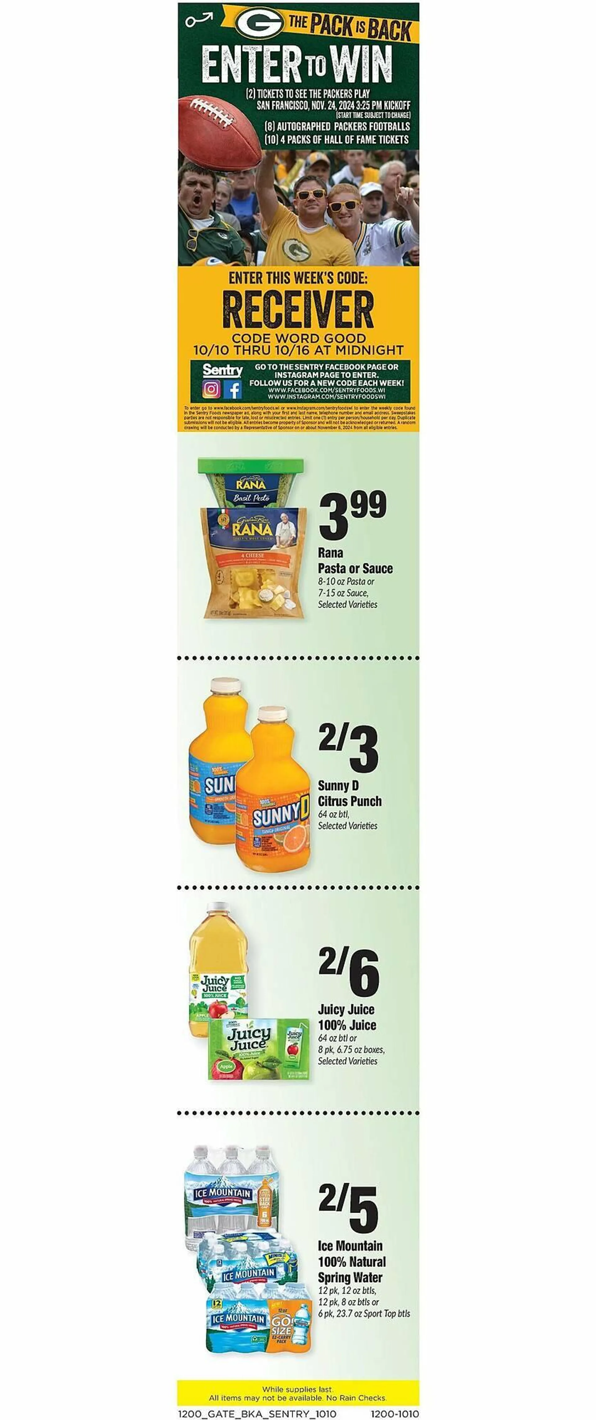 Weekly ad Sentry Weekly Ad from October 10 to October 16 2024 - Page 8