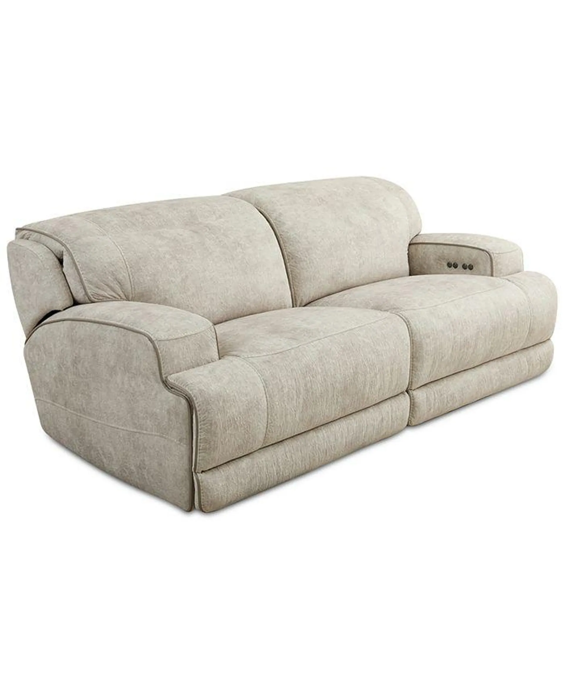 Sebaston 2-Pc. Fabric Sofa with 2 Power Motion Recliners, Created for Macy's