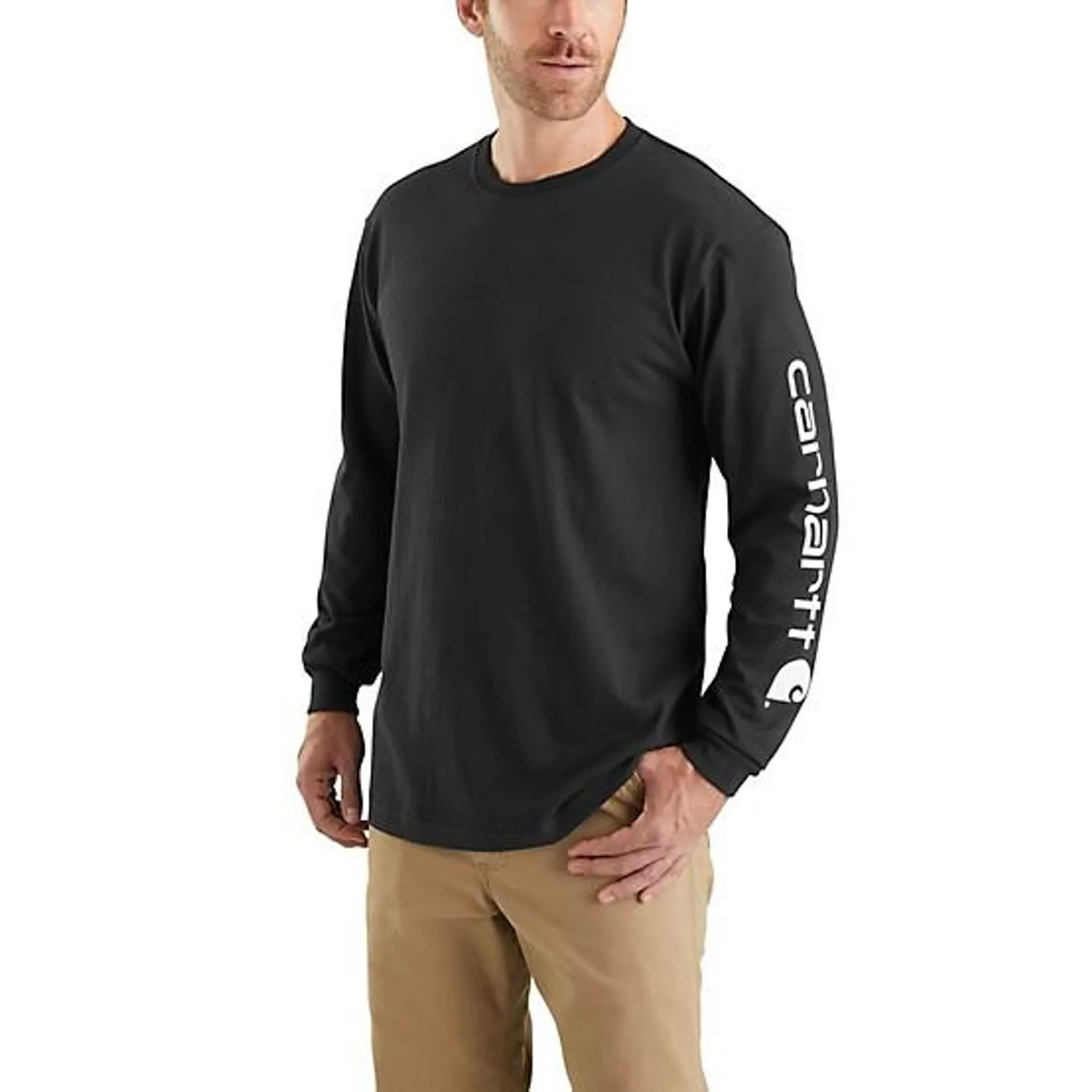 Long-Sleeve Graphic Logo T-Shirt, K231