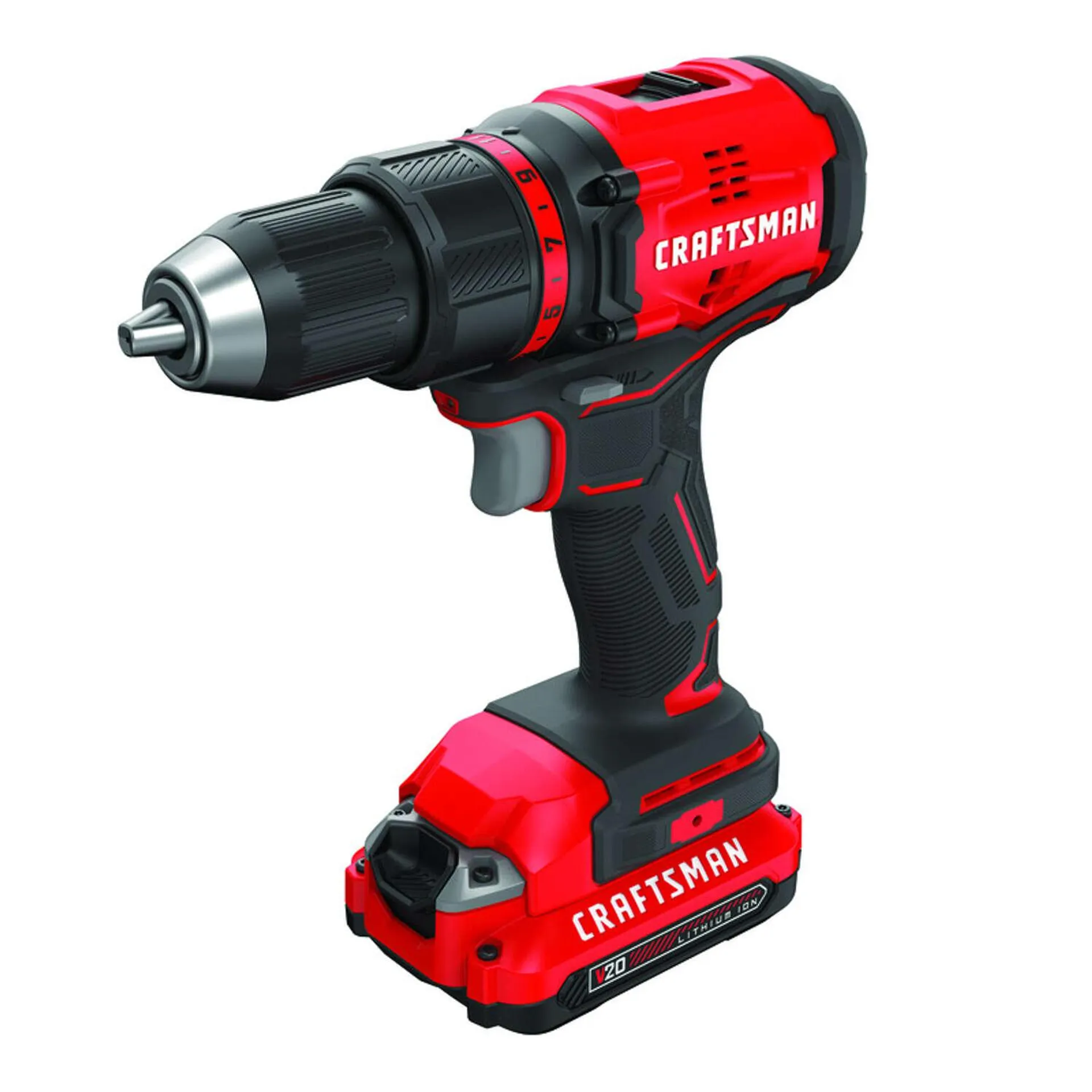 Craftsman V20 20 V 1/2 in. Brushless Cordless Compact Drill Kit (Battery & Charger)