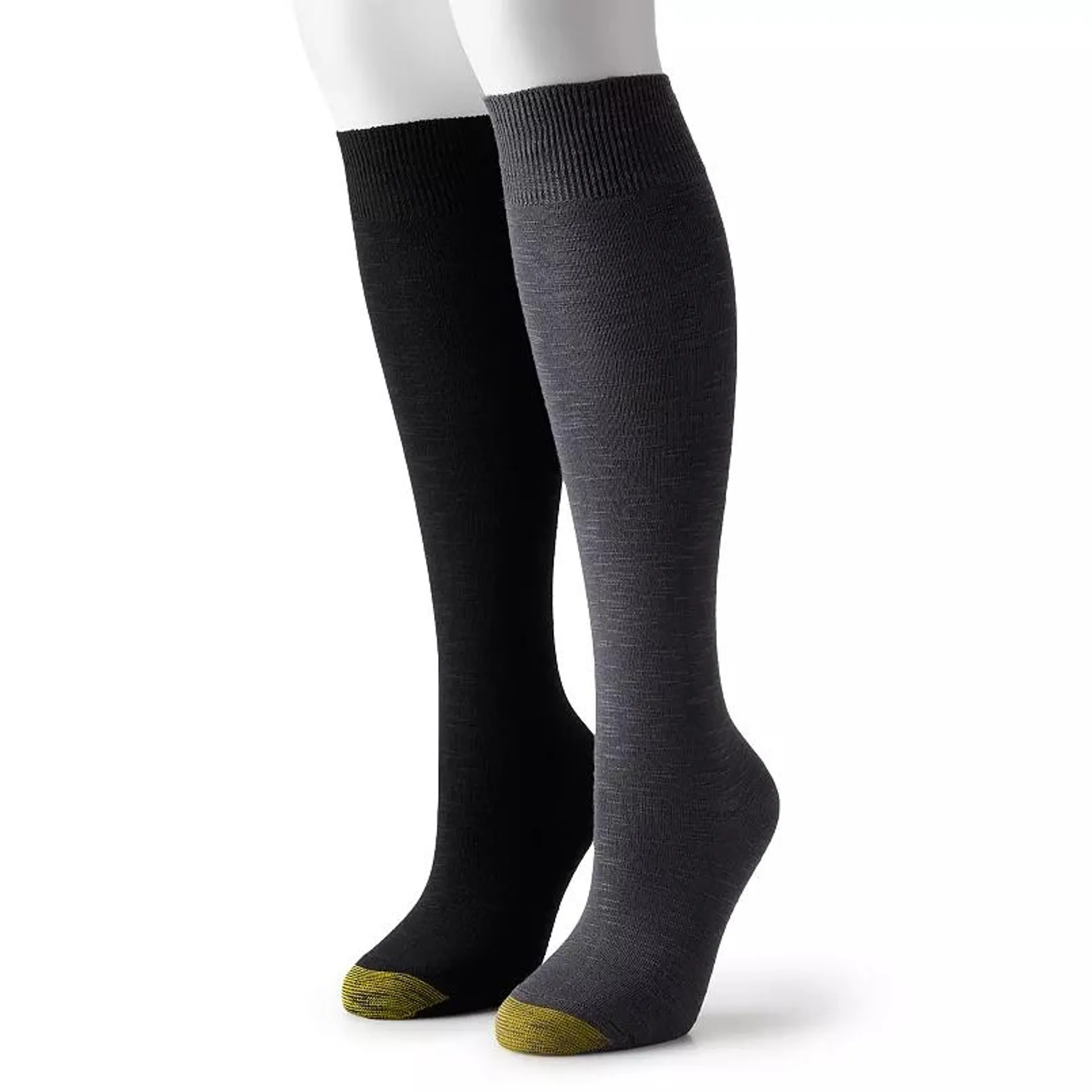 Women's GOLDTOE® 2-Pack Basic Knee-High Socks