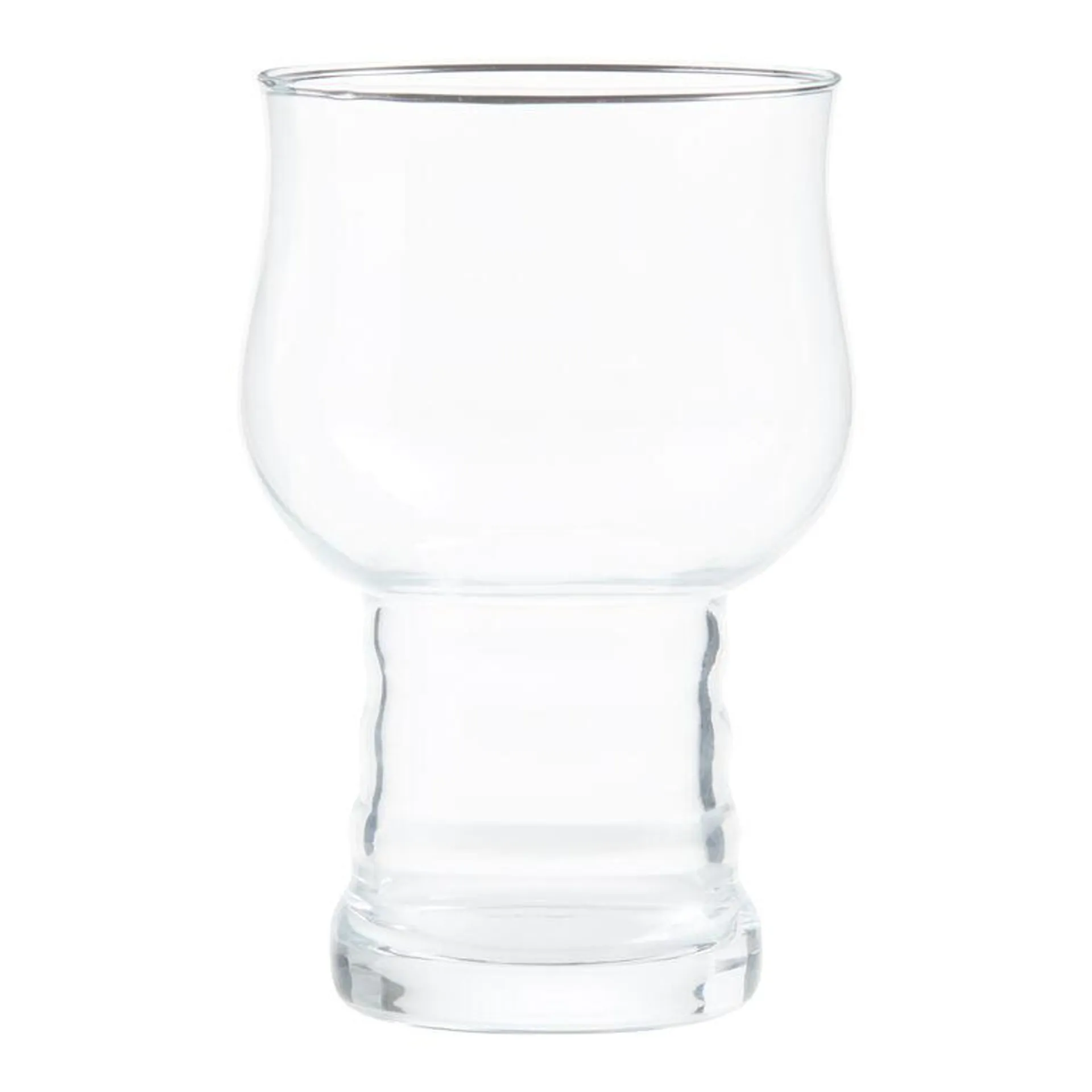 Ribbed IPA Beer Glass