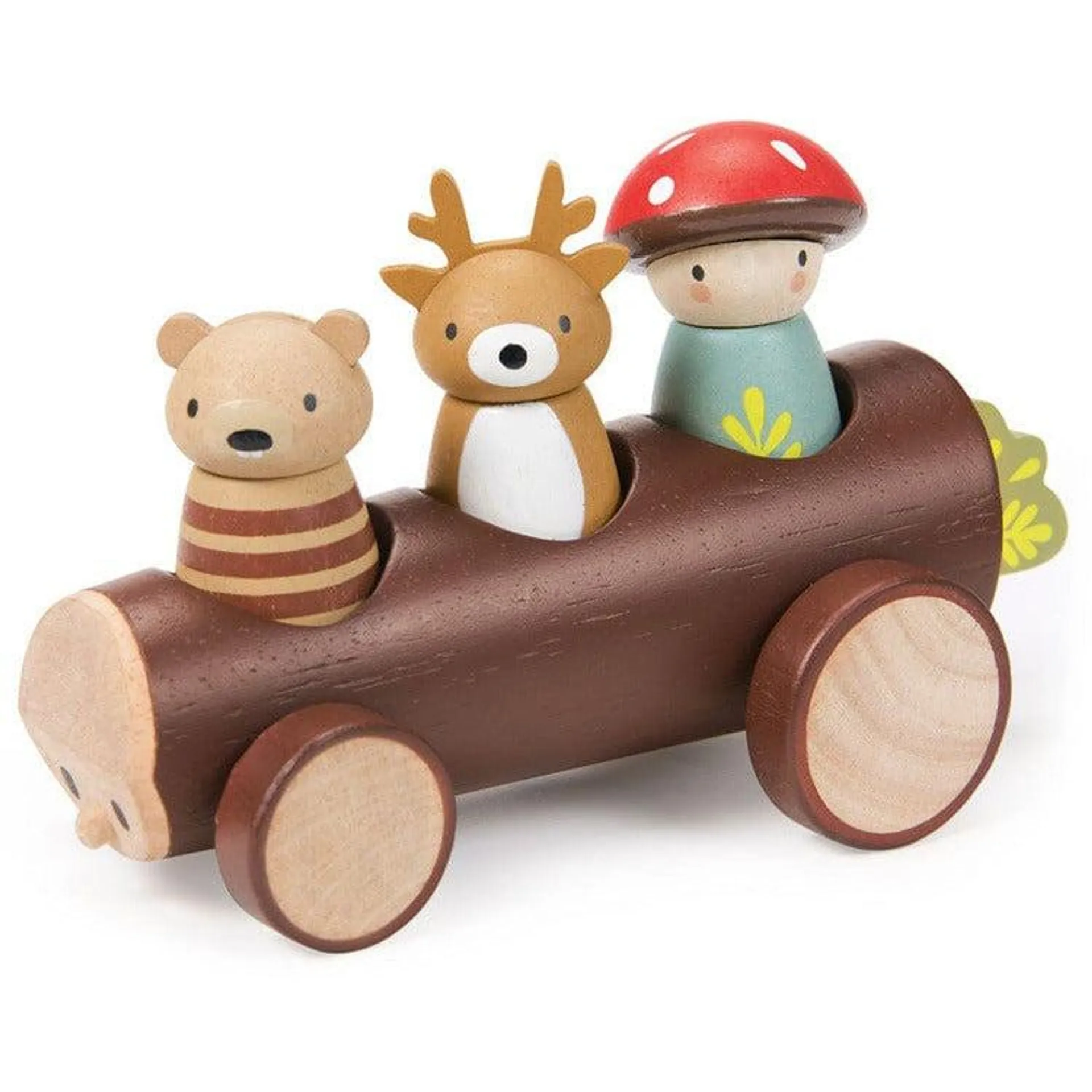 Wooden Timber Taxi Toy