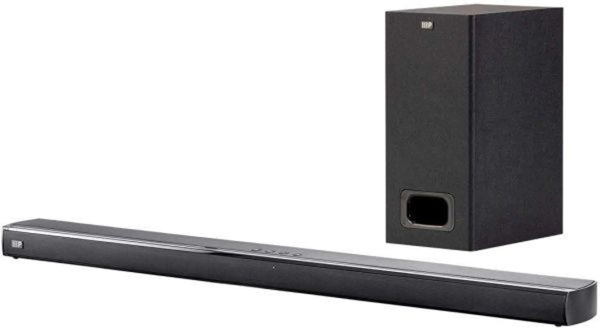 Monoprice, Inc. Monoprice Sb-200sw Premium Slim Soundbar W/ Wireless Subwoofer Hdmi Arc_ Bluetoo