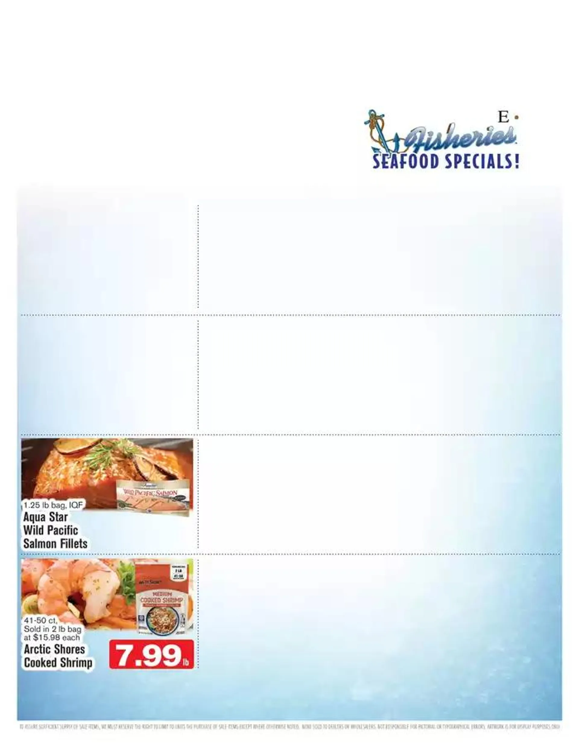 Shop n Save December Seafood Flyer - 1