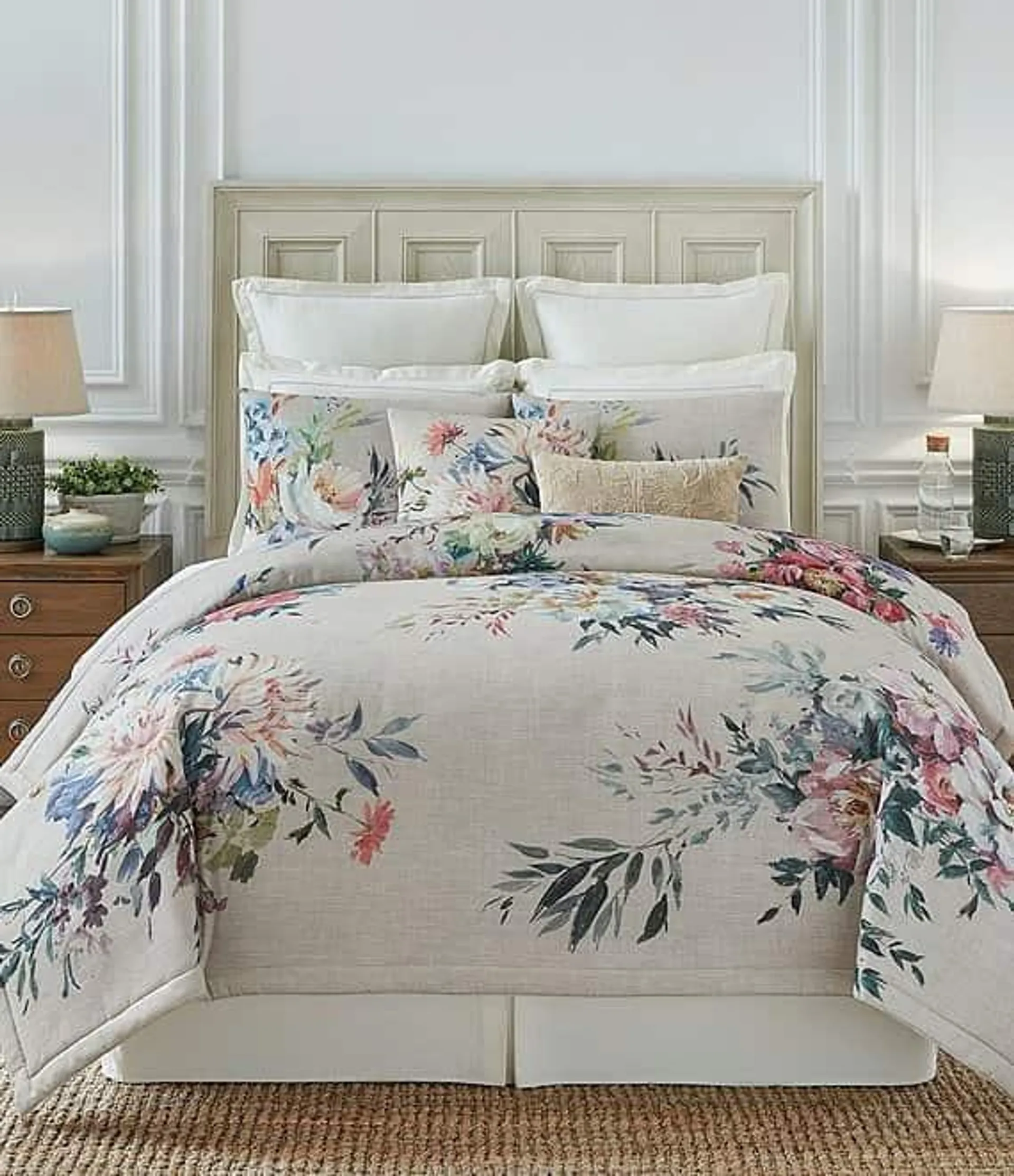 Printed Floral Comforter Mini Set