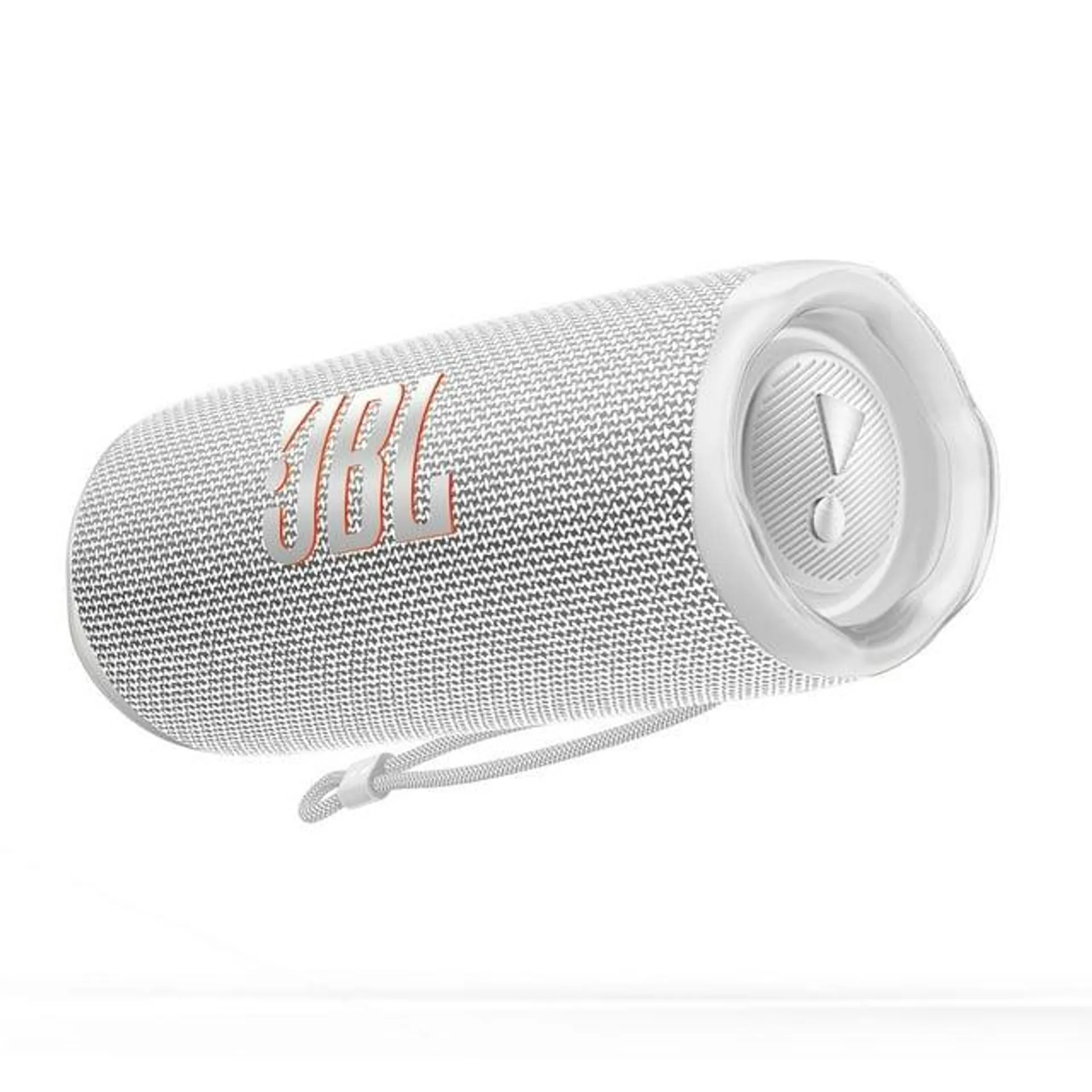 Open Box JBL Flip 6 White Portable Bluetooth Speaker