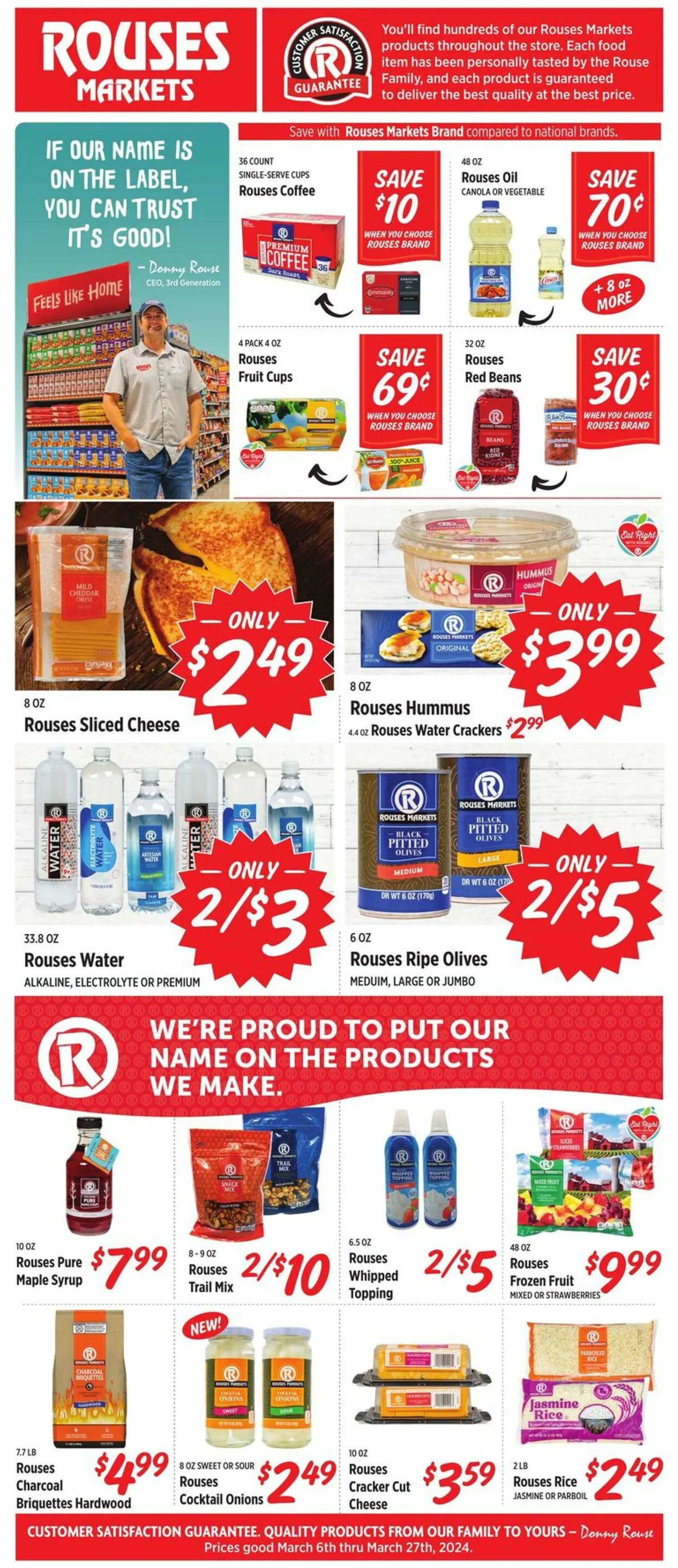 Weekly ad Rouses Current weekly ad from March 6 to March 27 2024 - Page 1