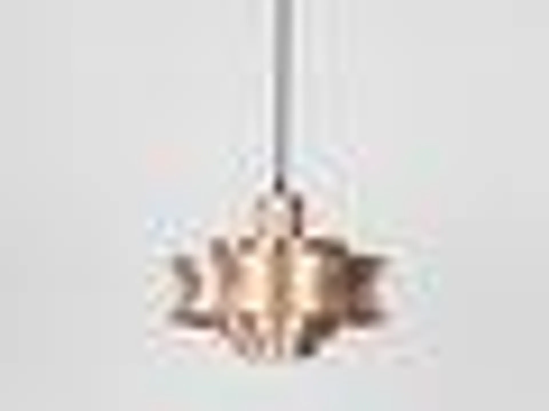 Vintage Swedish Trava Pendant Lamp attributed to Carl Thore for Granhaga Metallindustri, 1960s