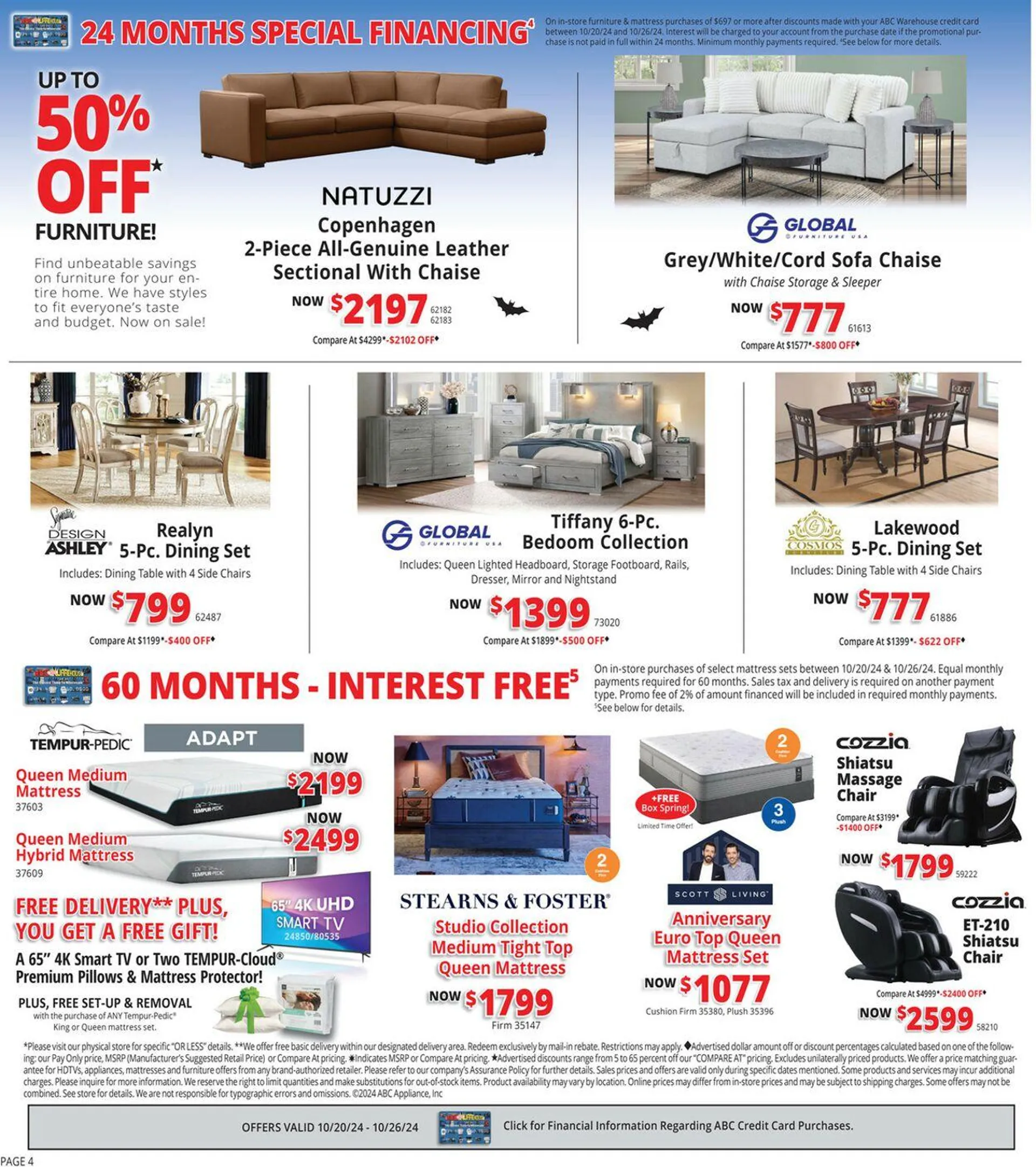 Weekly ad ABC Warehouse Current weekly ad from October 20 to October 26 2024 - Page 4