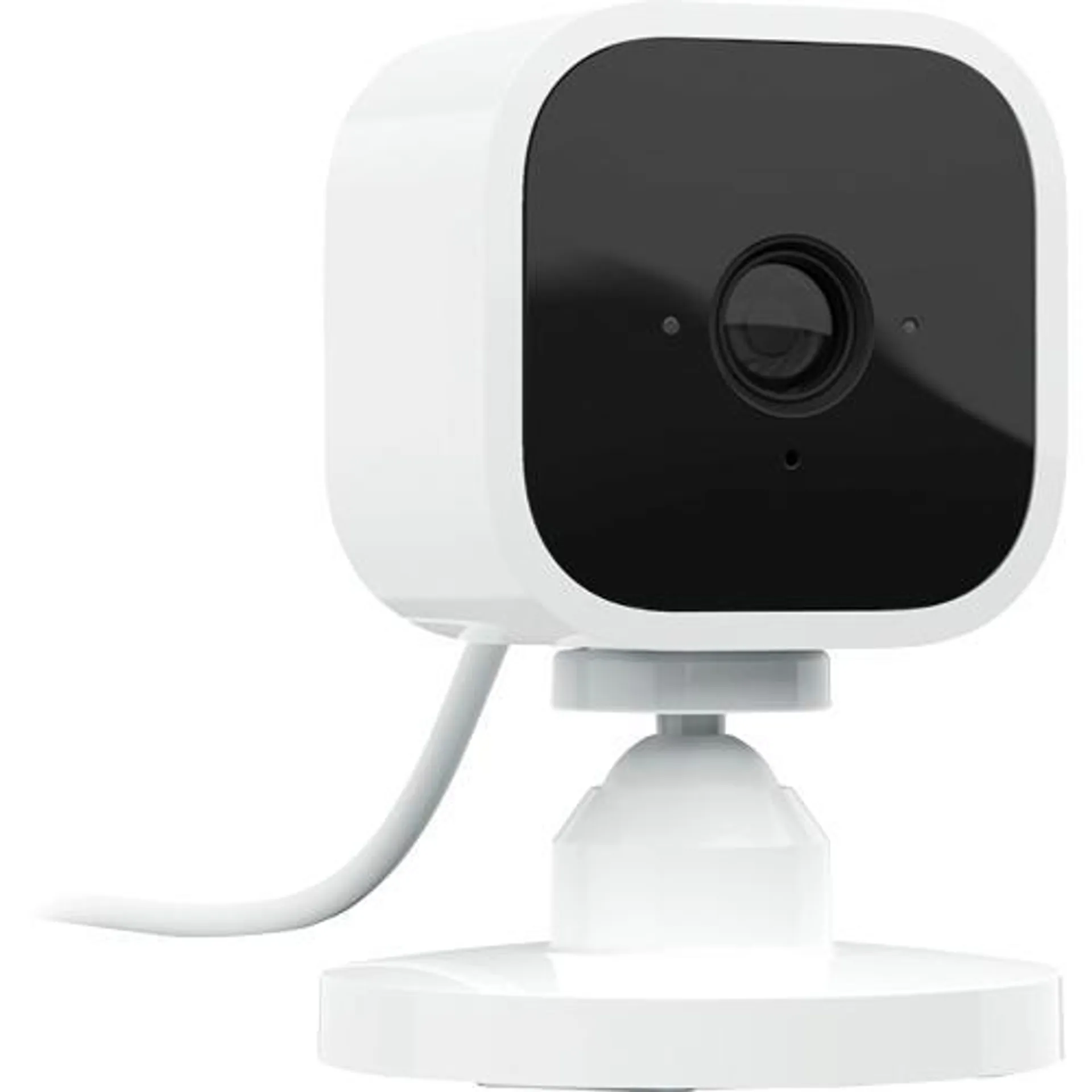 - Mini Indoor 1080p Wi-Fi White Security Camera