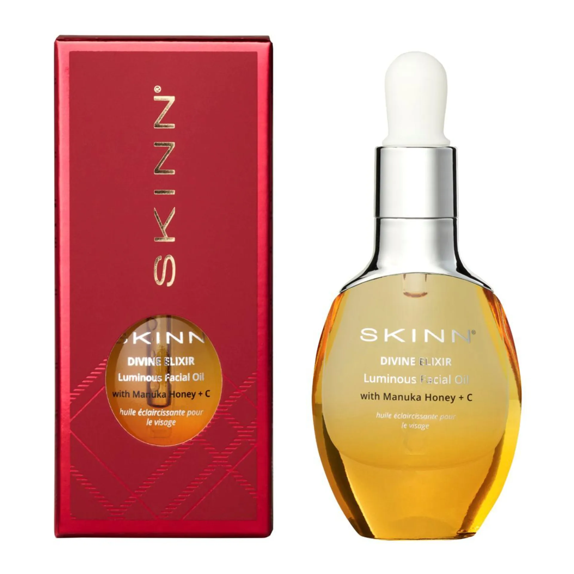 SKINN Divine Elixir Luminous Facial Oil Mini in Holiday Box