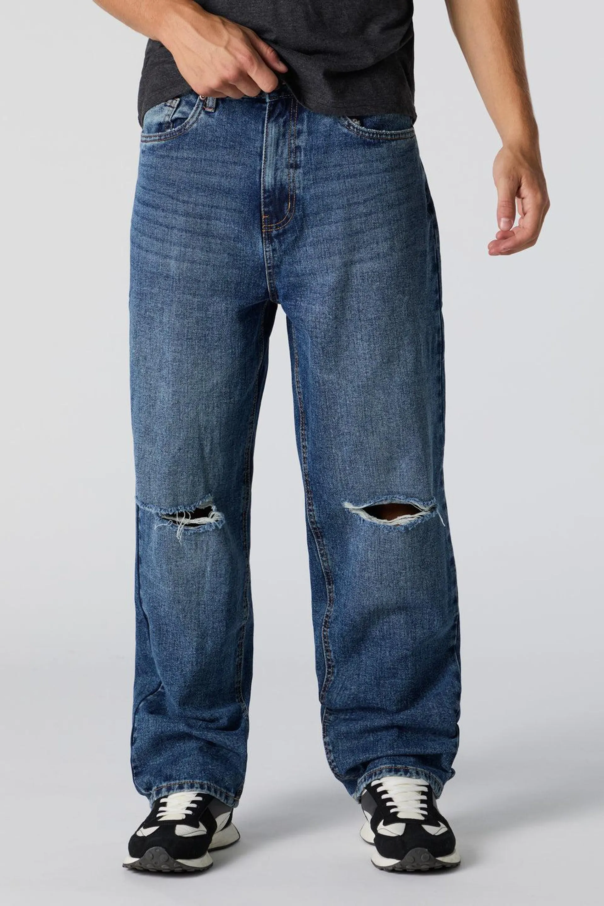 Baggy Distressed Jean