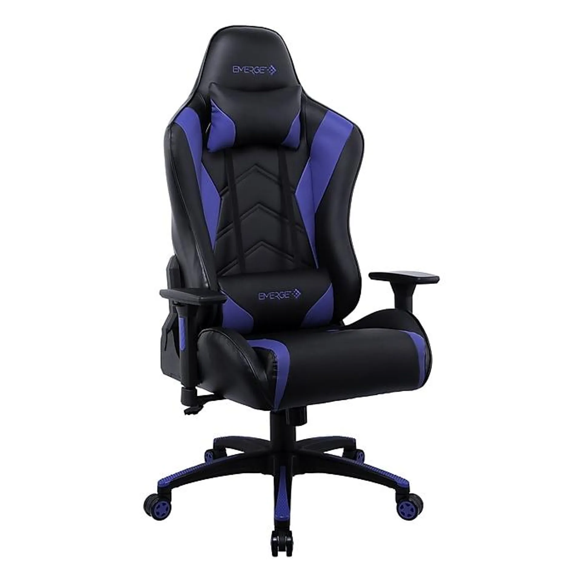 Staples Emerge Vartan Bonded Leather Ergonomic Gaming Chair,