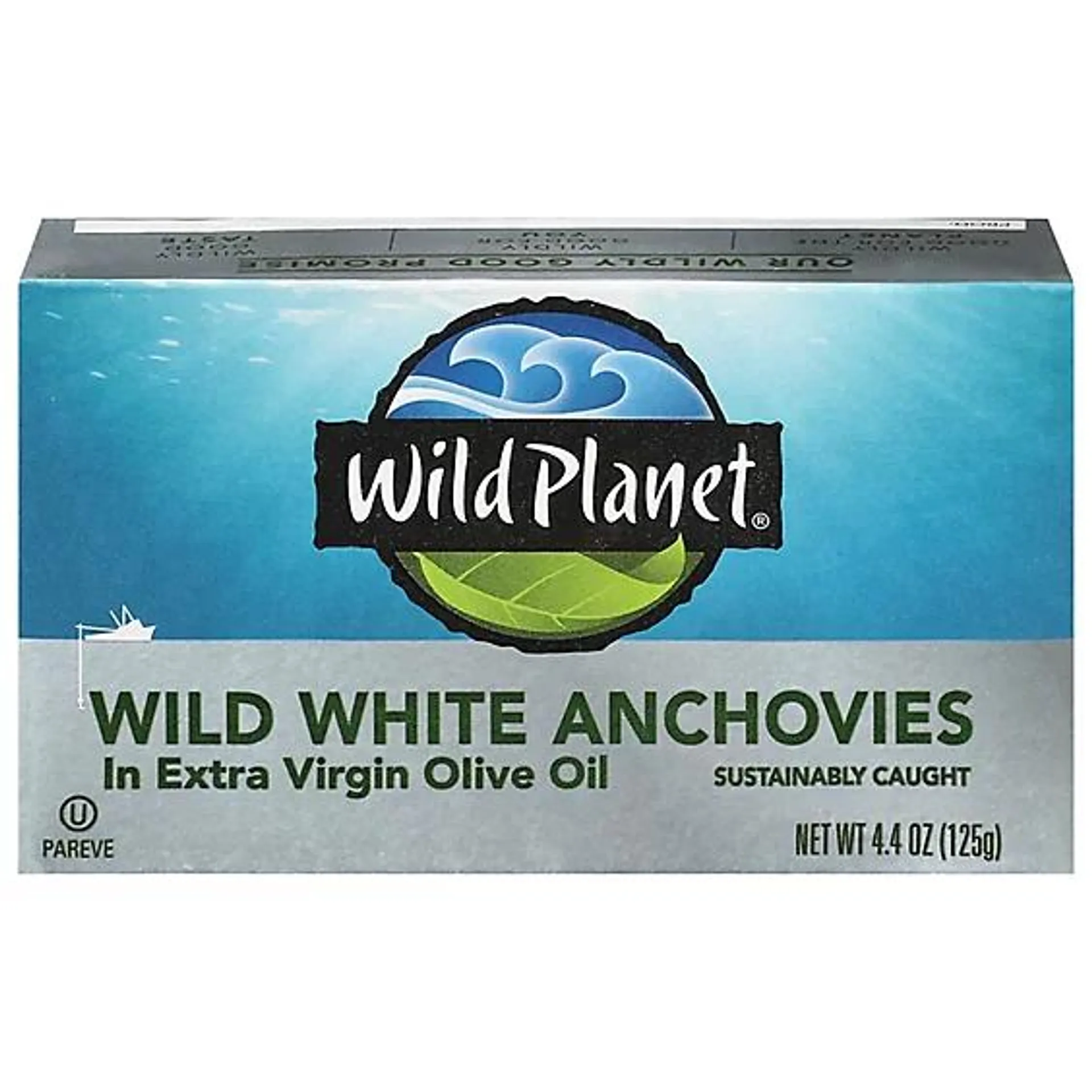 Wild Planet Anchovy Fish Portion Canned - 4.4 Oz