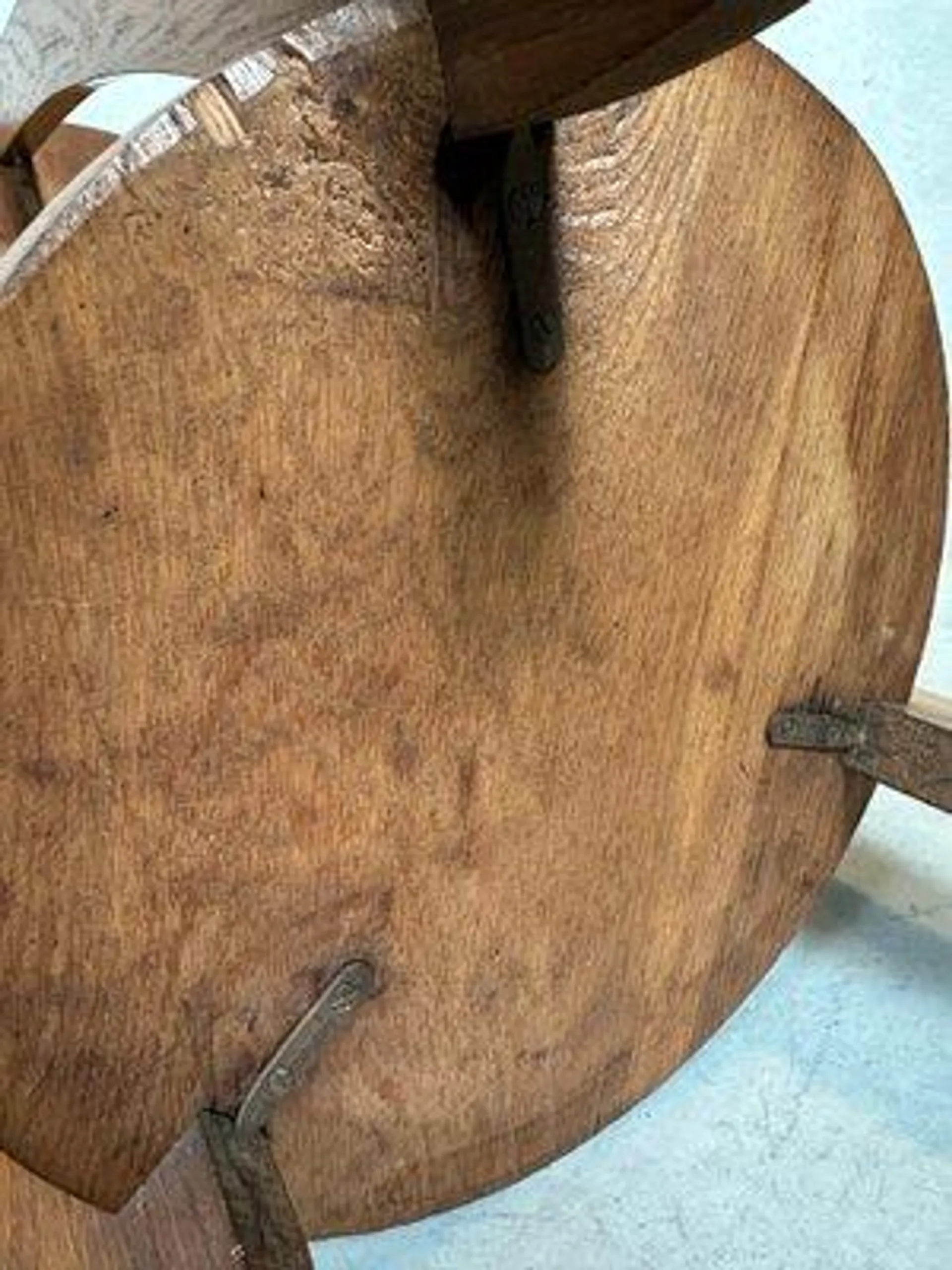 Art Deco Plant or Side Table in Oak