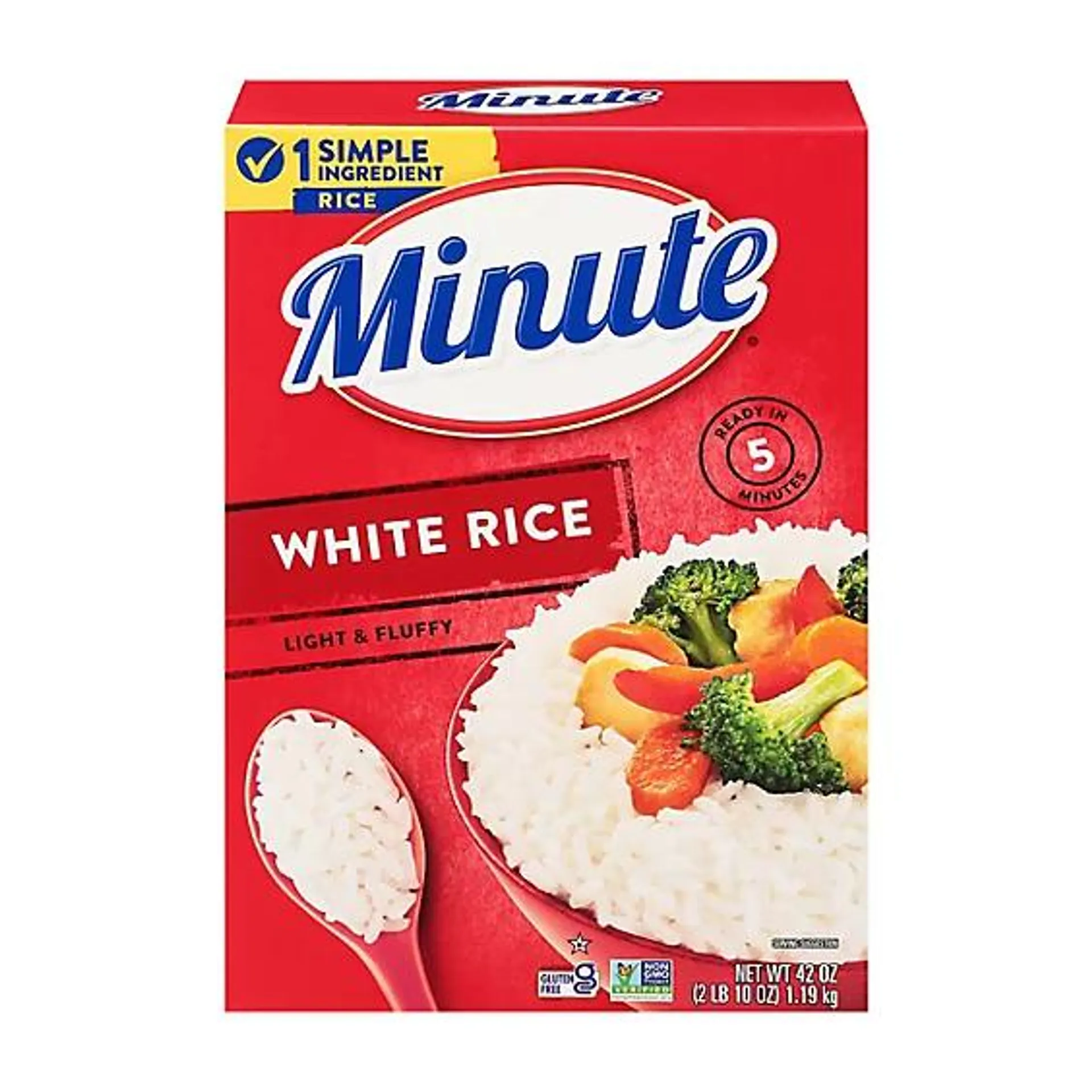 Minute White Rice Instant In Box - 42 Oz