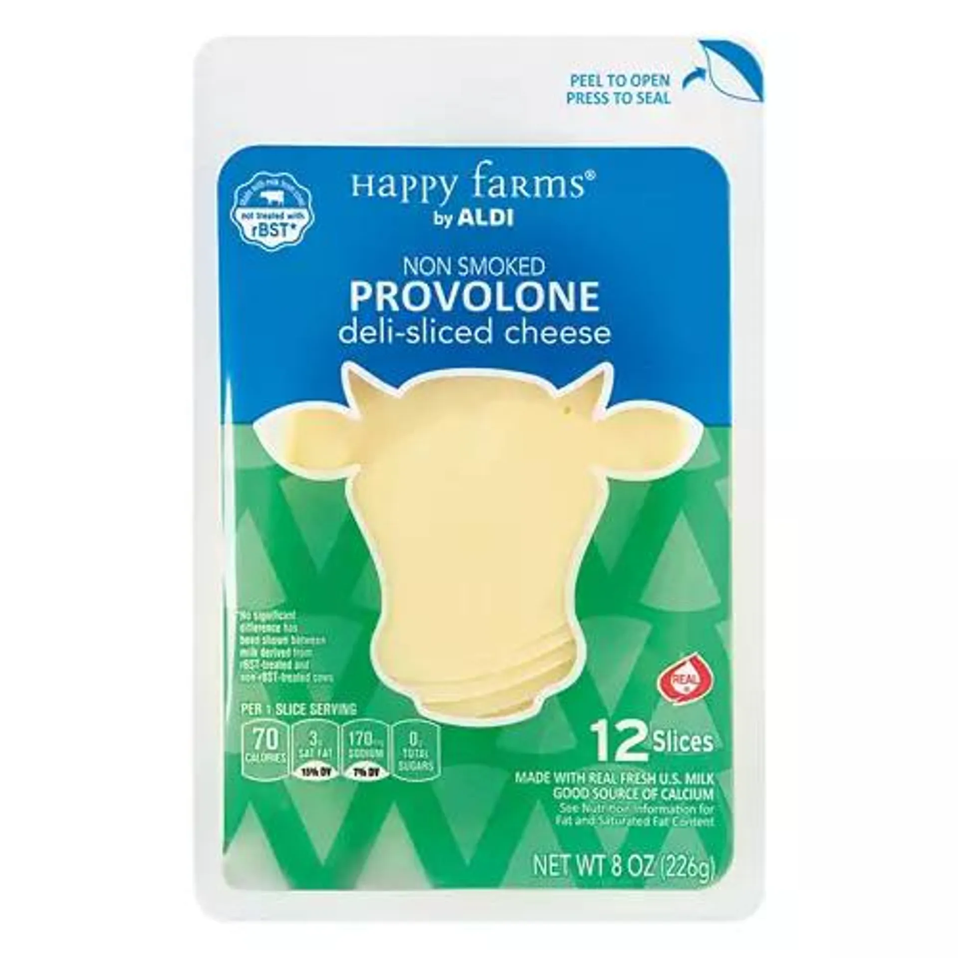 Deli Sliced Provolone Cheese, 8 oz