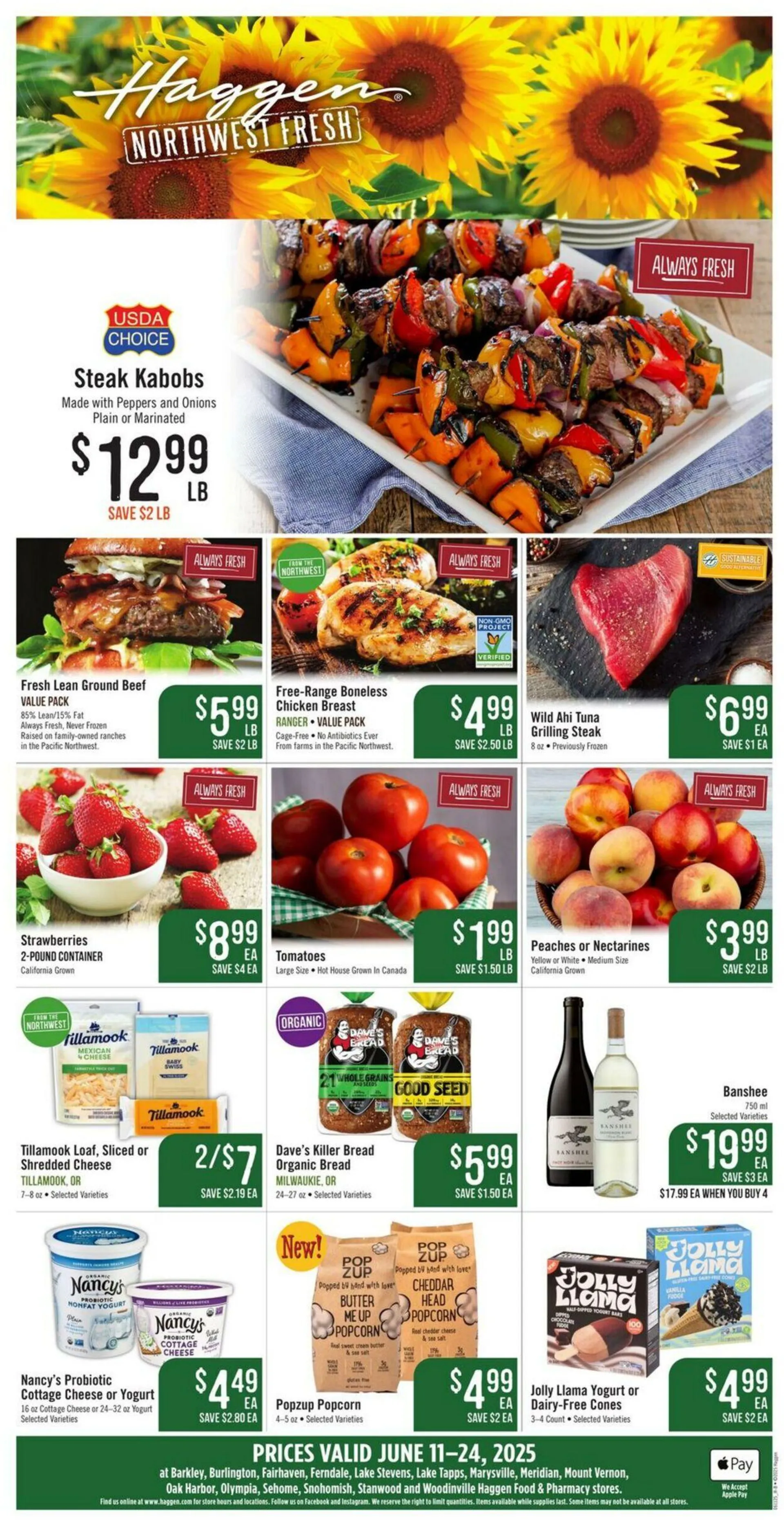 Weekly ad Haggen Current weekly ad from June 11 to June 24 2025 - Page 1