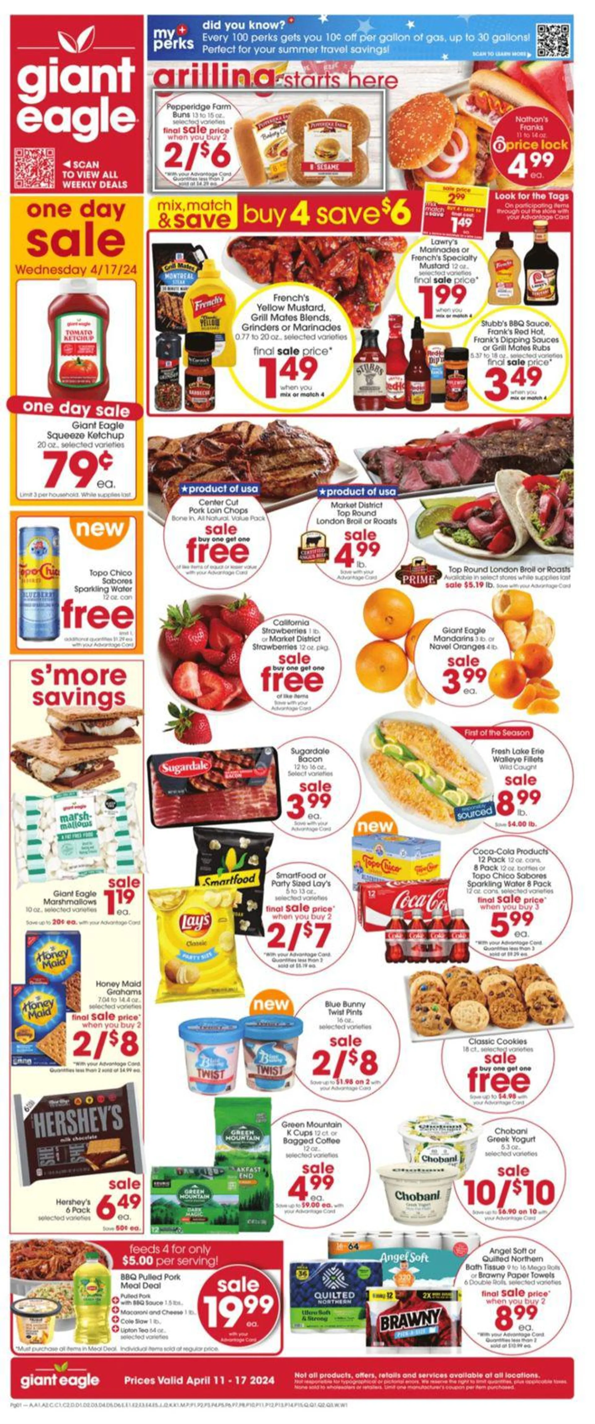 Weekly ad Grilling Start Here from April 12 to April 17 2024 - Page 1