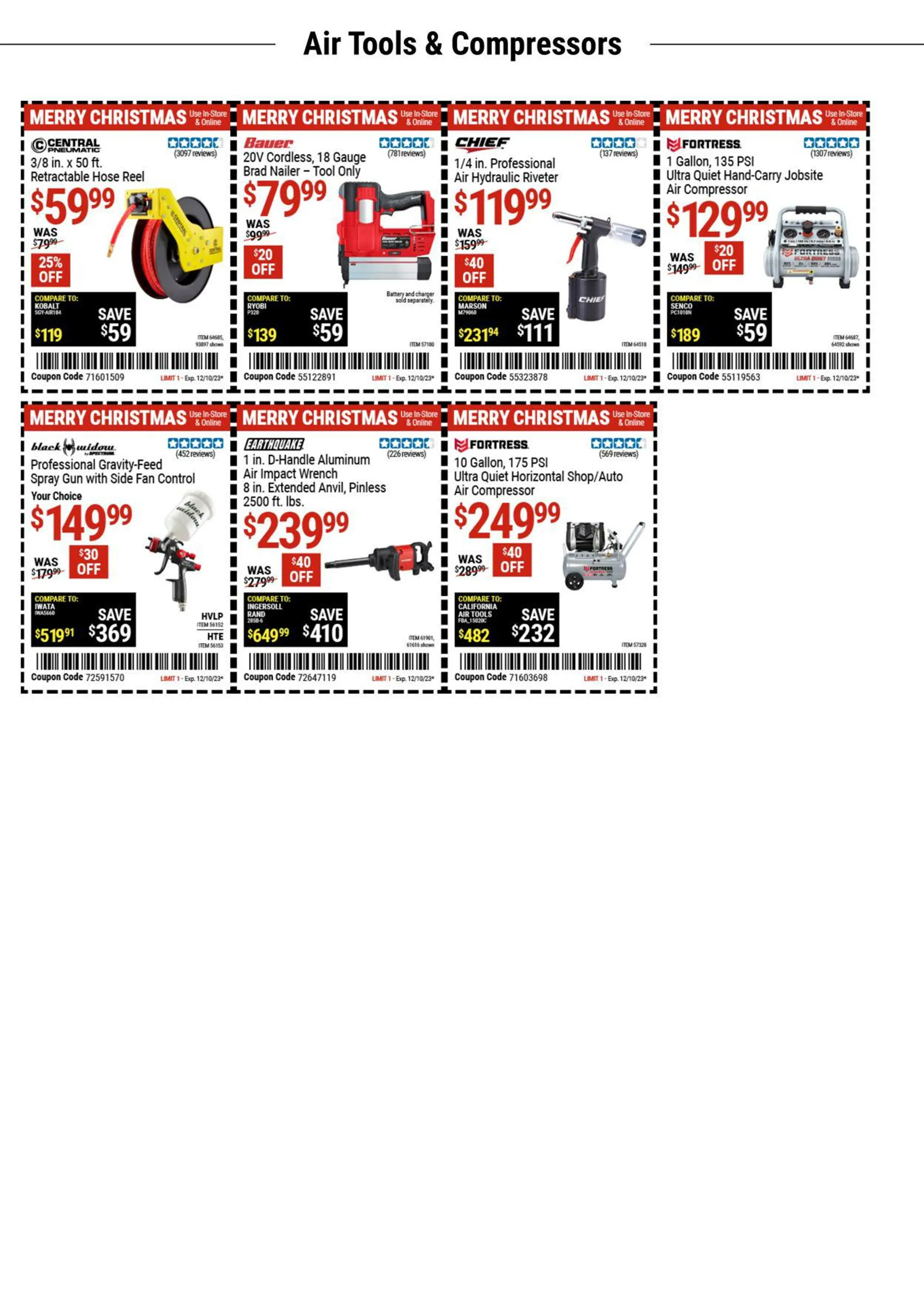 Weekly ad Harbor Freight from December 5 to December 18 2023 - Page 2