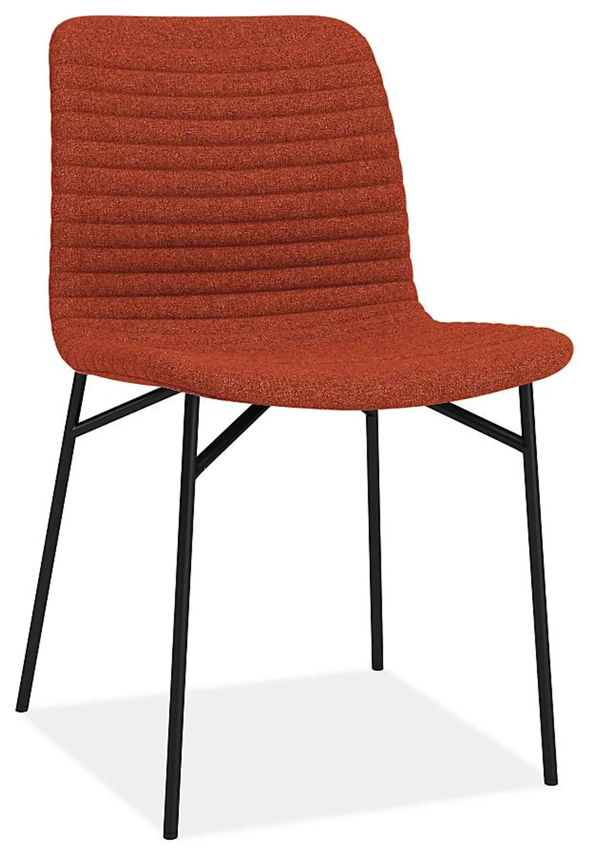 Cato Side Chair in Medley Spice with Black Frame