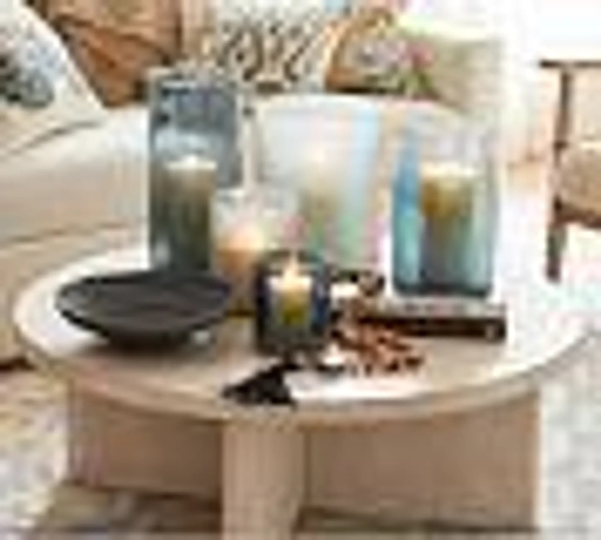 Montauk Frosted Handcrafted Glass Candleholder