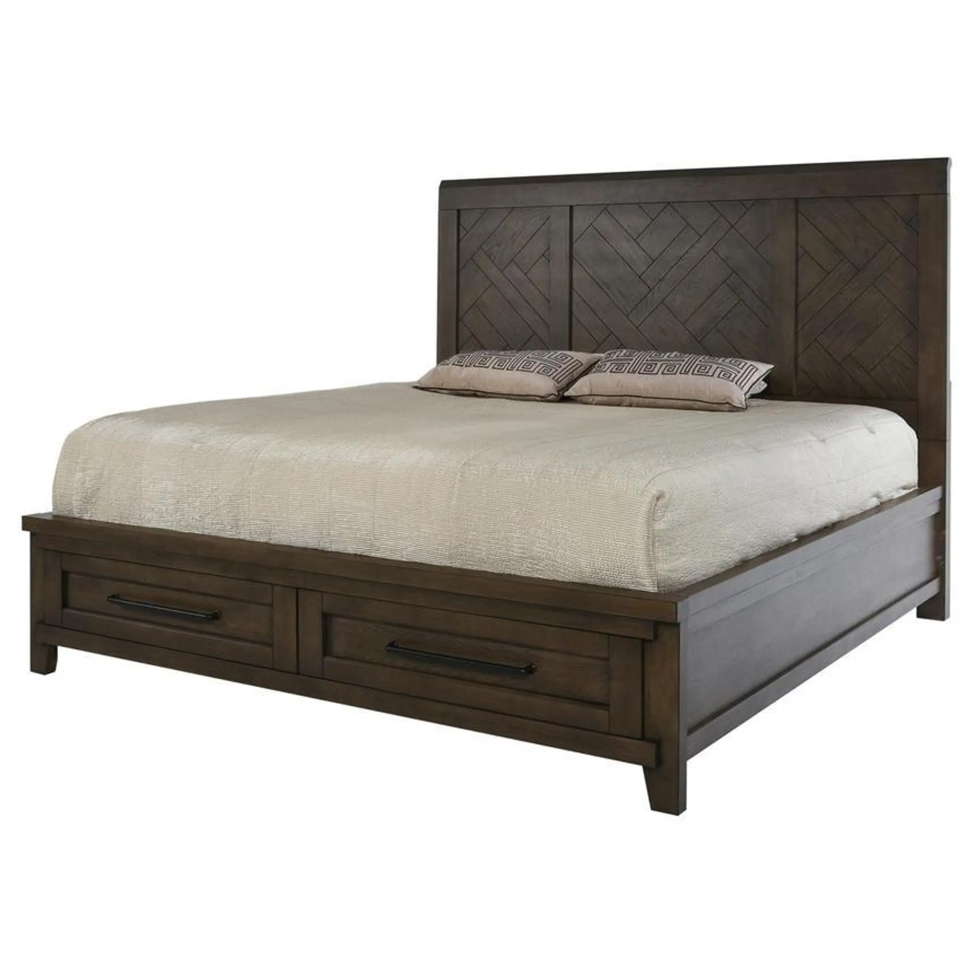 Tobias King Storage Bed