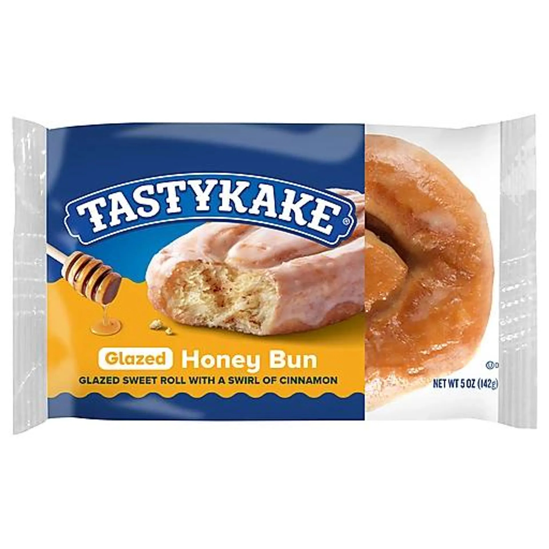 Tastykake Bun, Glazed, Honey 5 oz