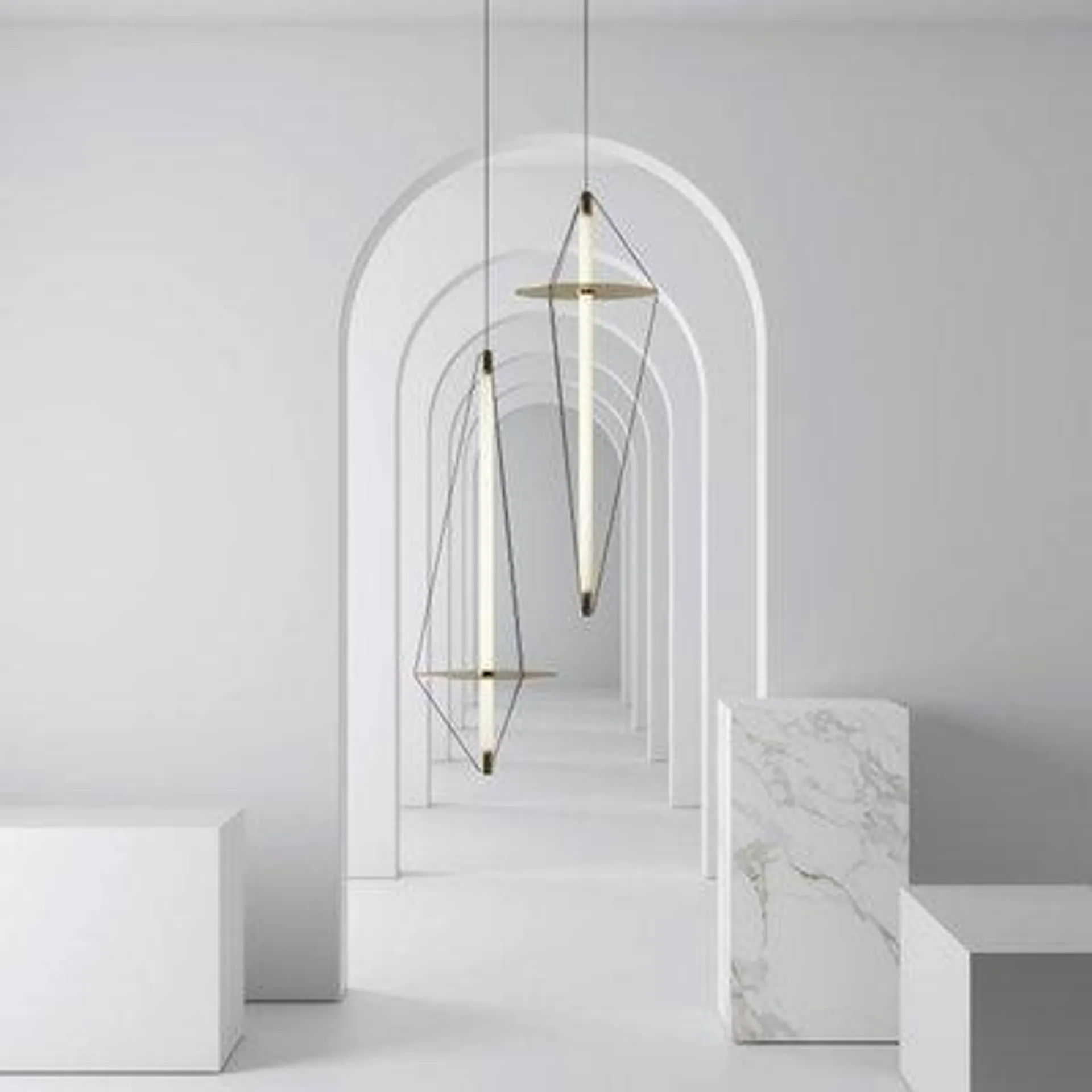 ED54.01 Hanging Lamp by Edizioni Design