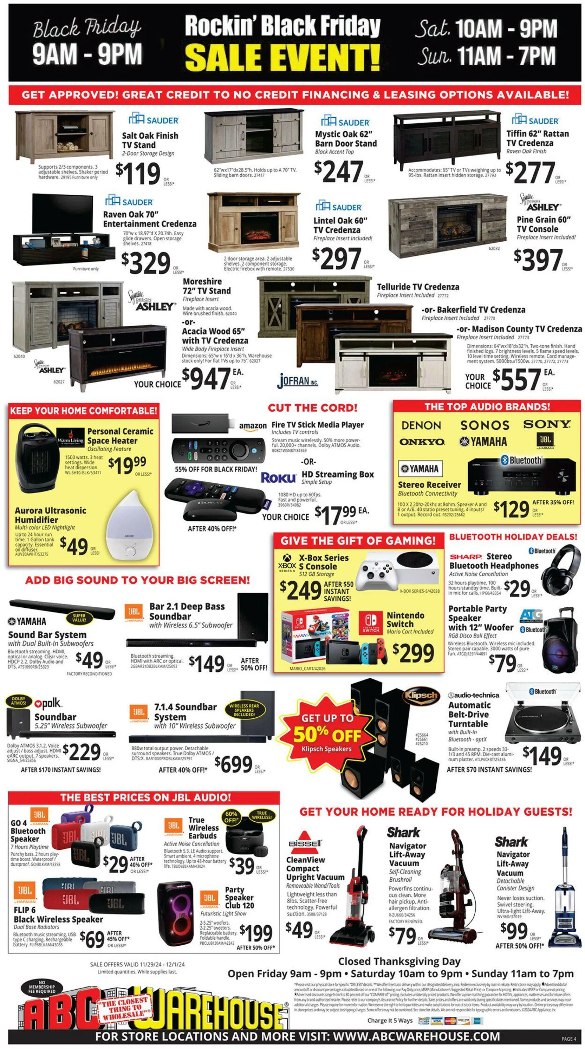 Weekly ad ABC Warehouse Current weekly ad from November 24 to November 30 2024 - Page 4