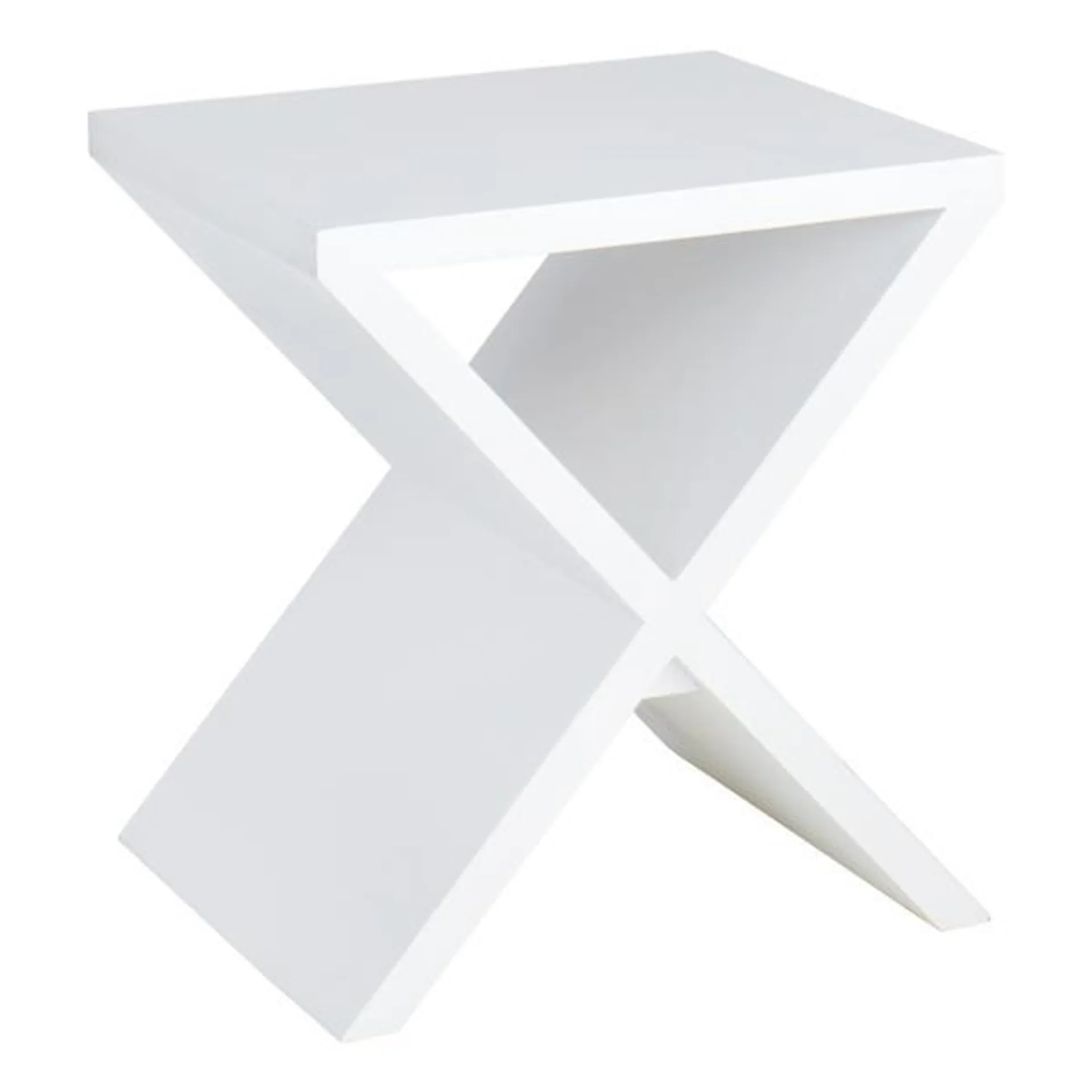 Crosby St. Xena Accent Table, White