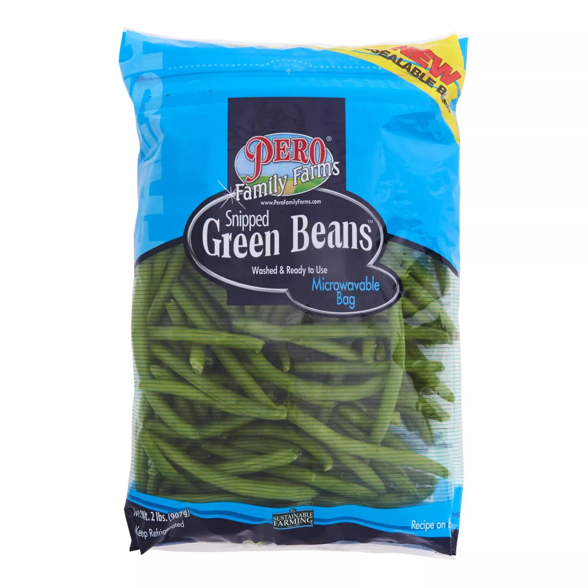 Pero Snipped Green Beans, 2 lbs.