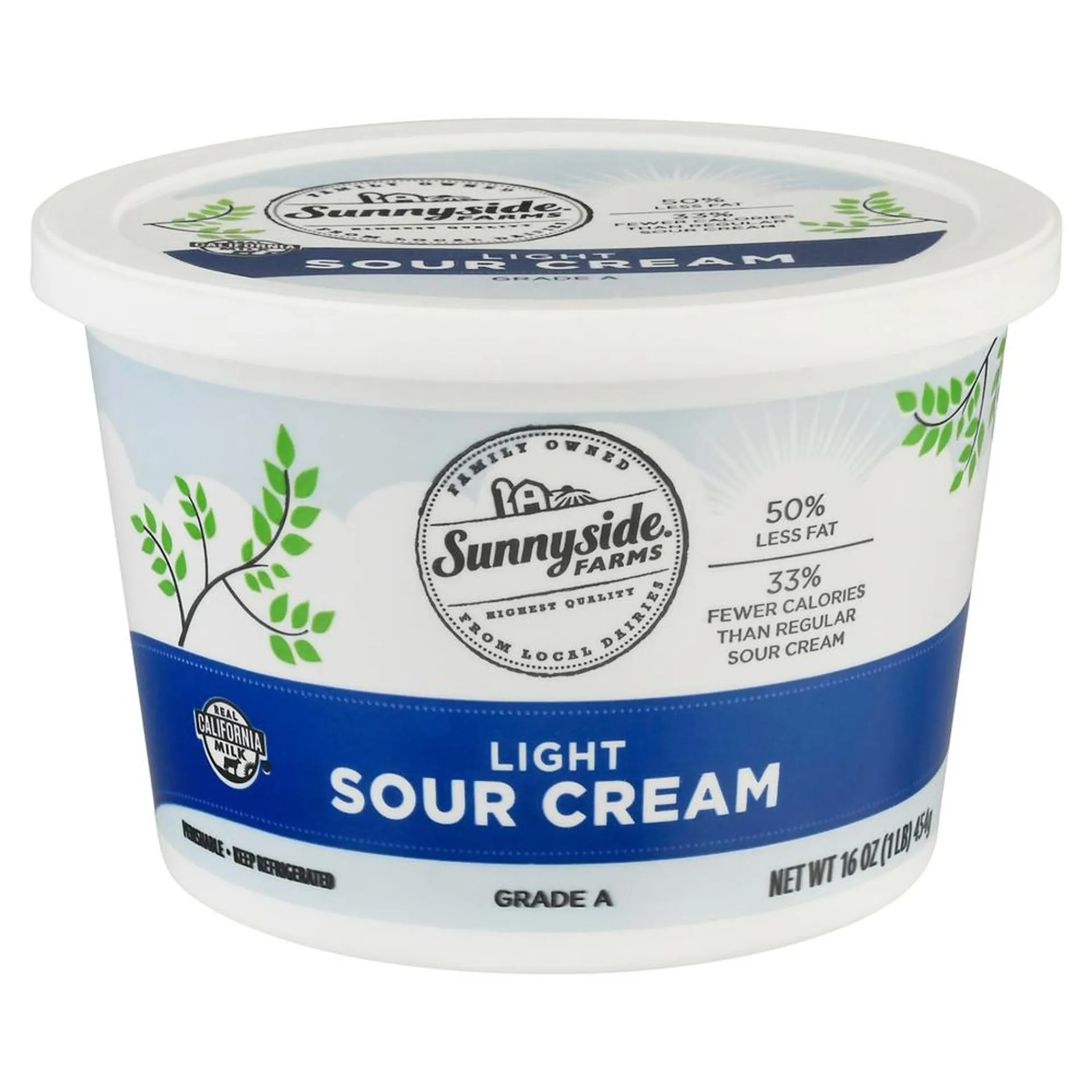 Sunnyside Farms Sour Cream, Light