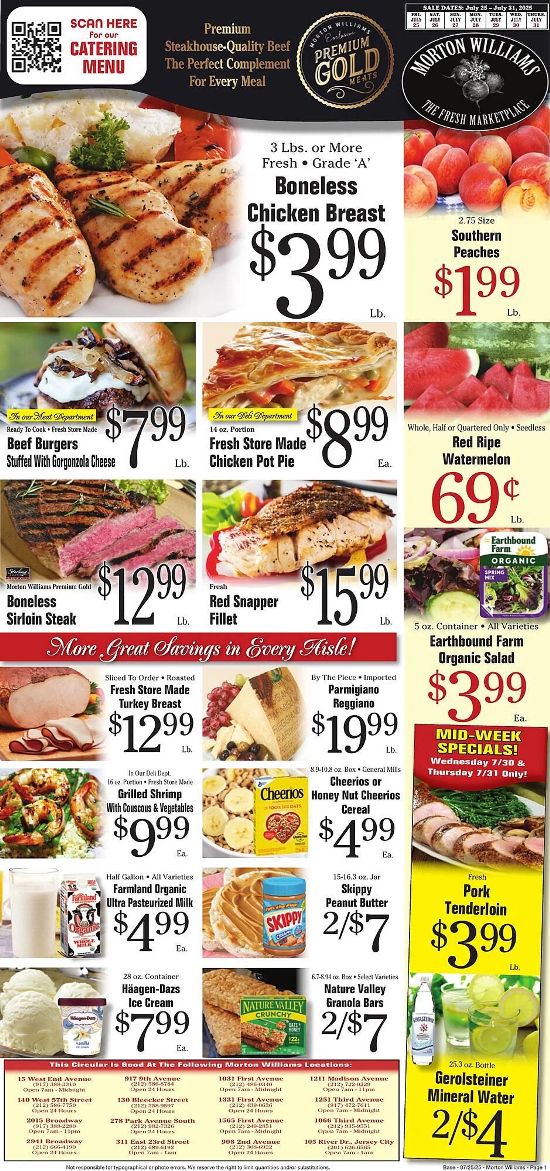 Weekly ad Morton Williams Weekly Ad from July 25 to July 31 2025 - Page 1